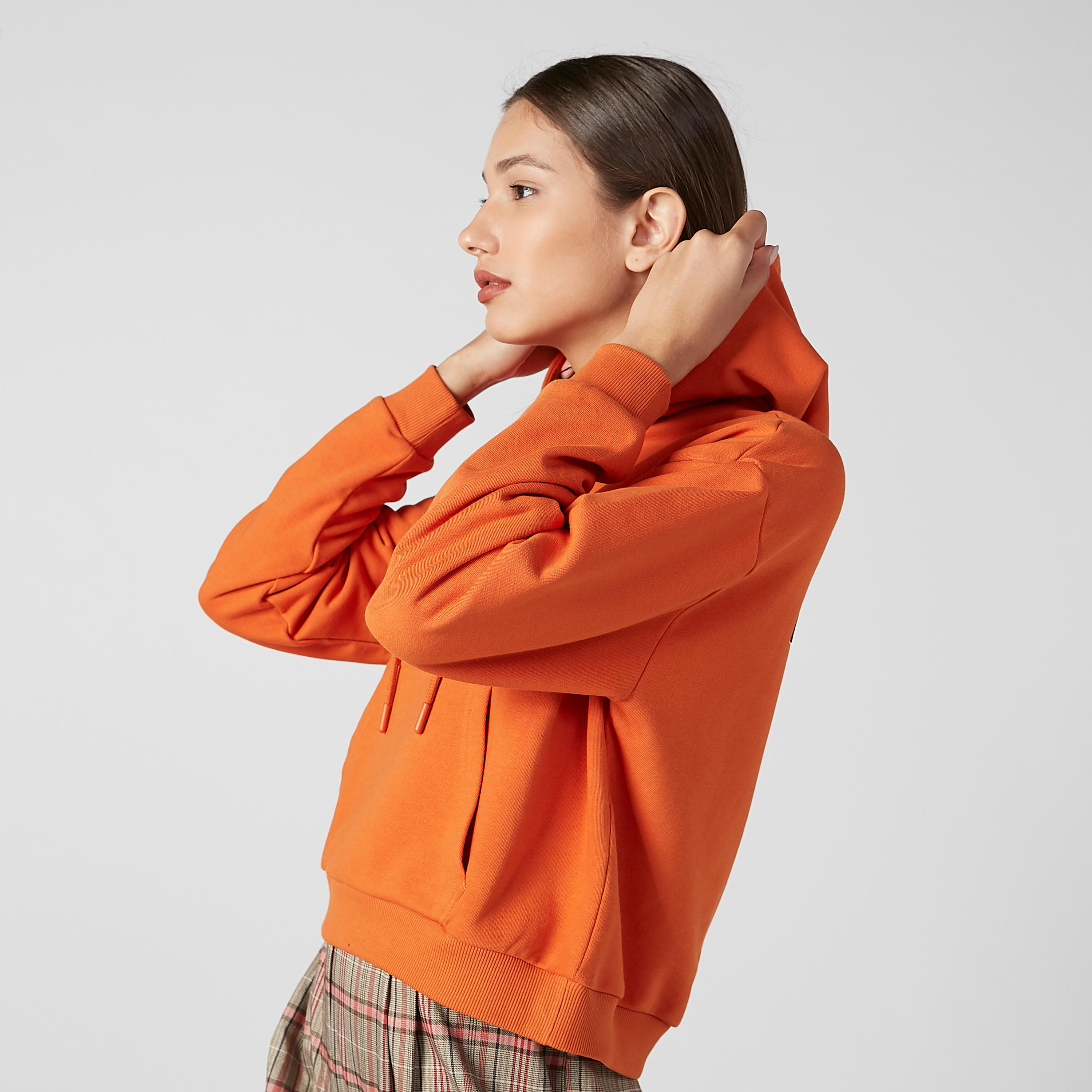 Sustainable Printed Sweatshirt with Kangaroo Pockets and Hood-women-winterwear-hoodiesandsweatshirts-hoodies-image-5