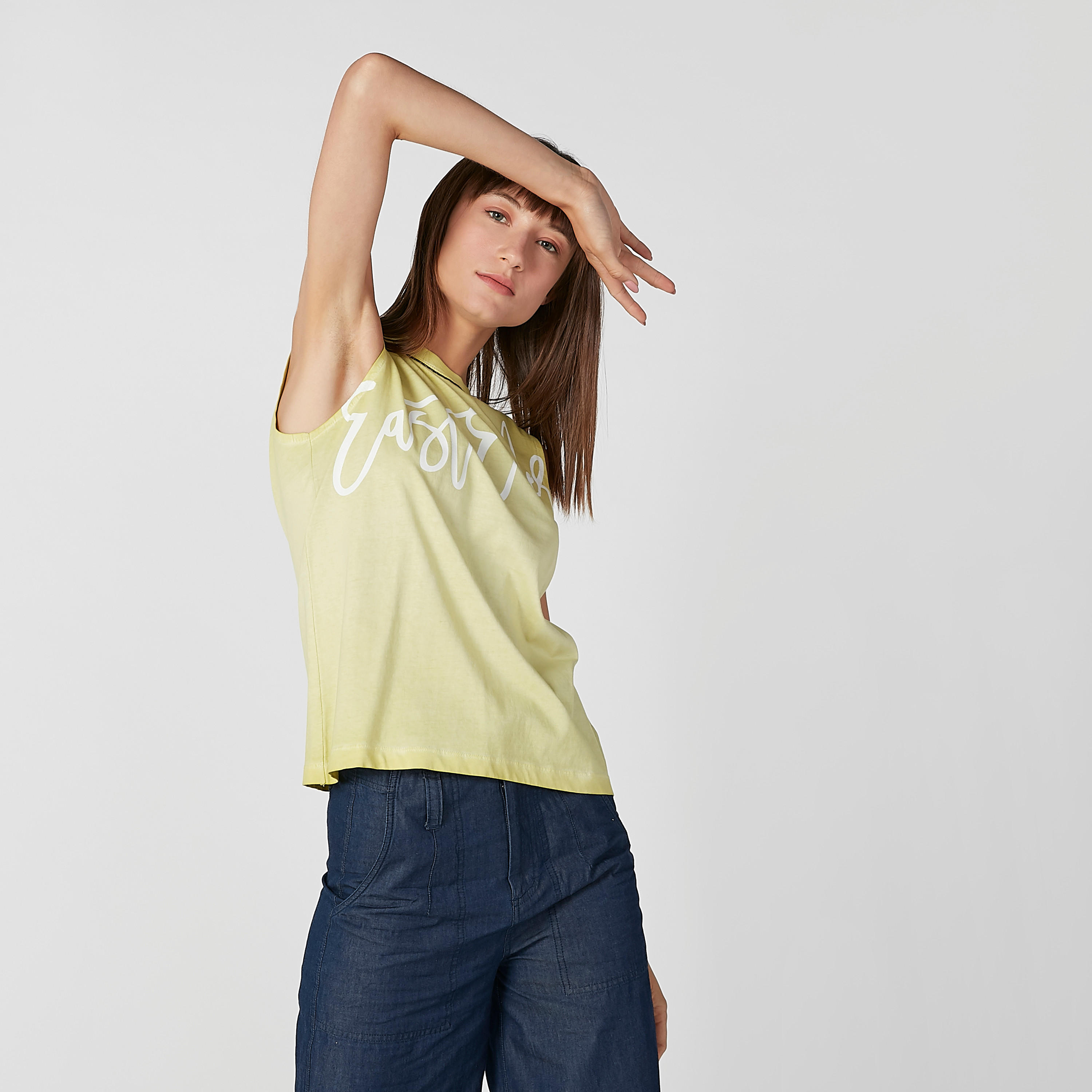 Sustainable Sleeveless Top with Crew Neck and Zip Closure-women-clothing-tshirts-image-1