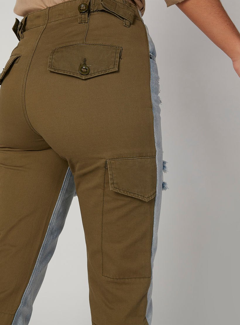 بنطلون جينز مستدام ممزّق مام فيت بخصر مرتفع وجيوب-women-clothing-bottoms-jeans-image-5