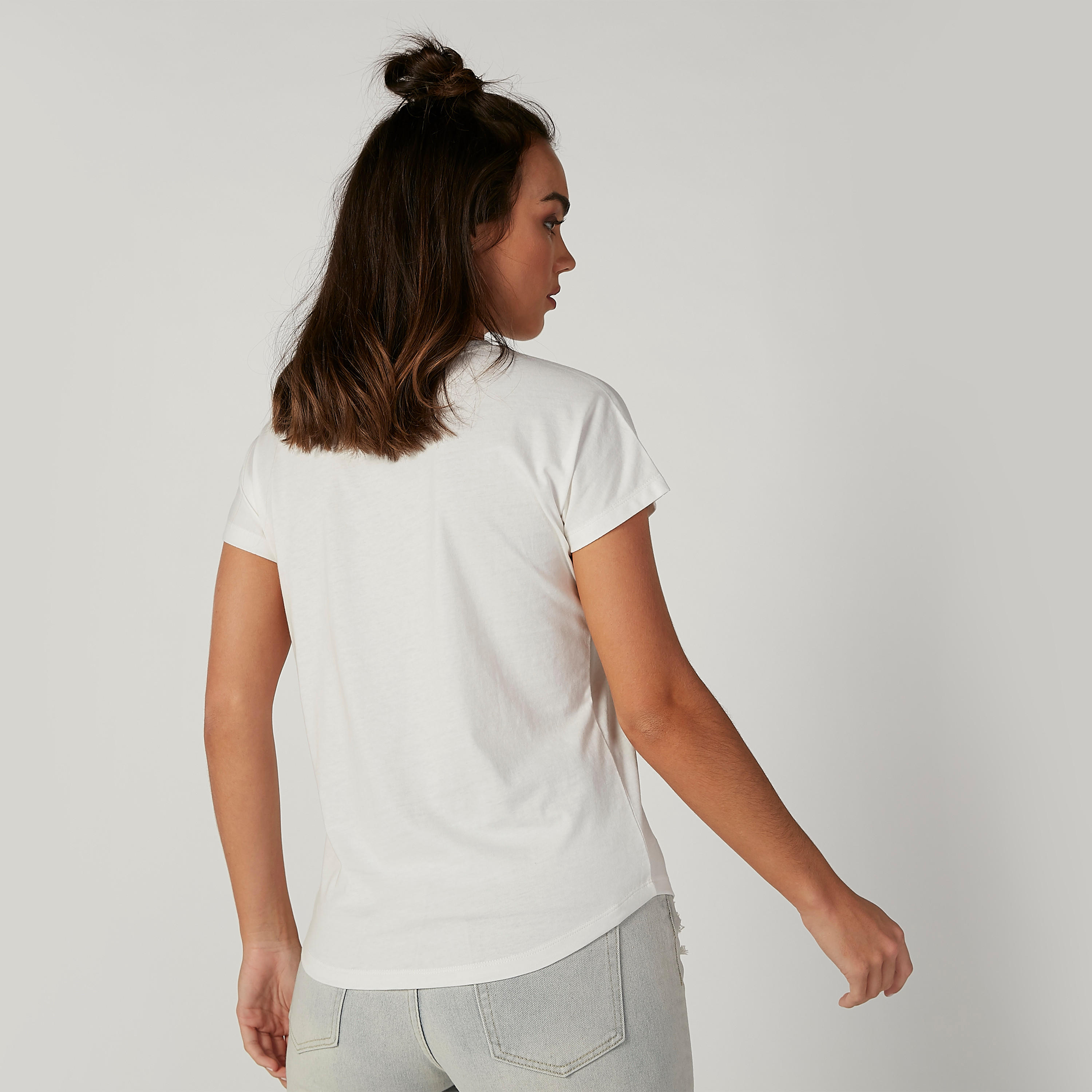 Sustainable Lee Cooper Embellished T-shirt with Short Sleeves-women-clothing-tshirts-image-2