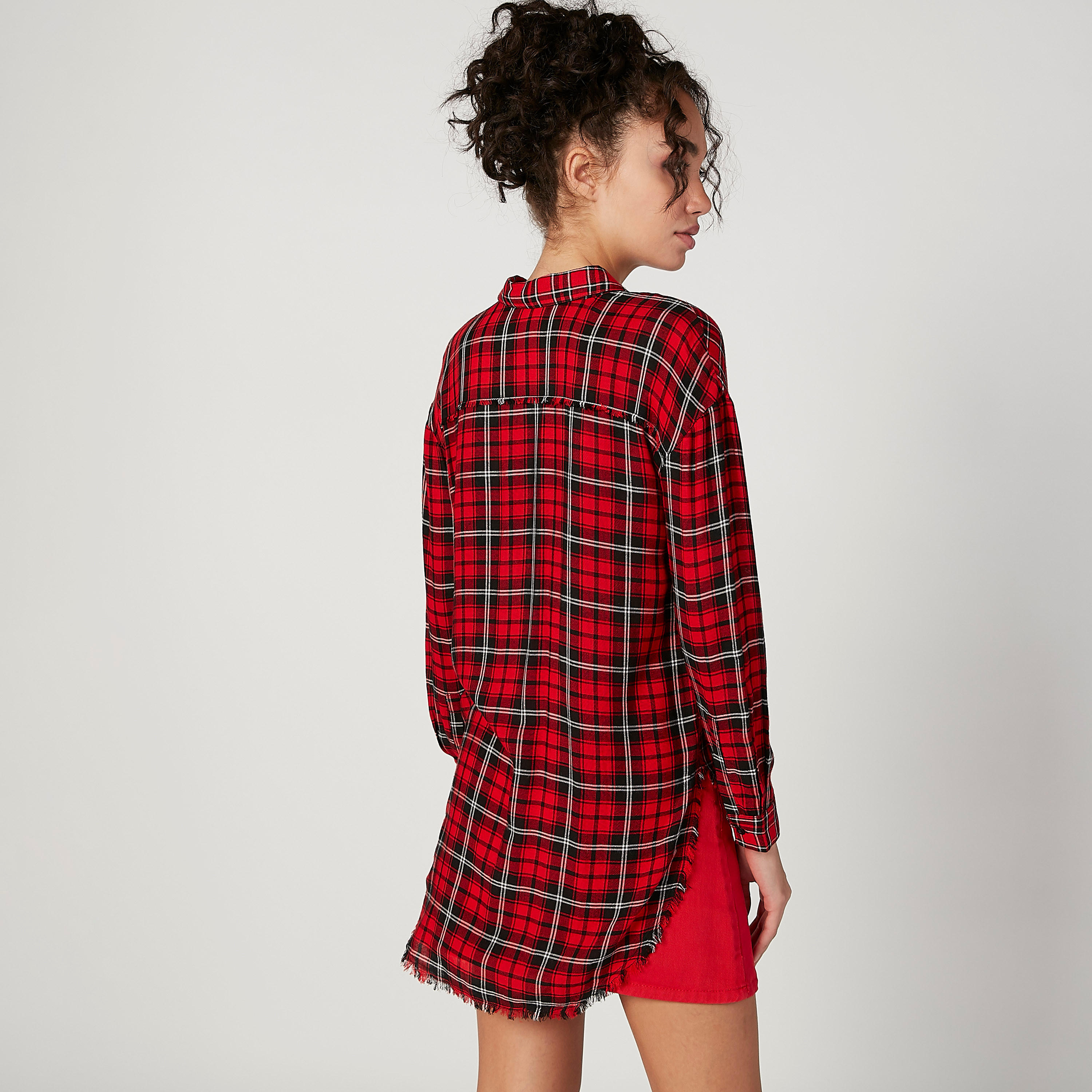 قميص مستدام كاروهات بأكمام طويلة وحواف غير مستوية-women-clothing-shirtsandblouses-shirts-image-3