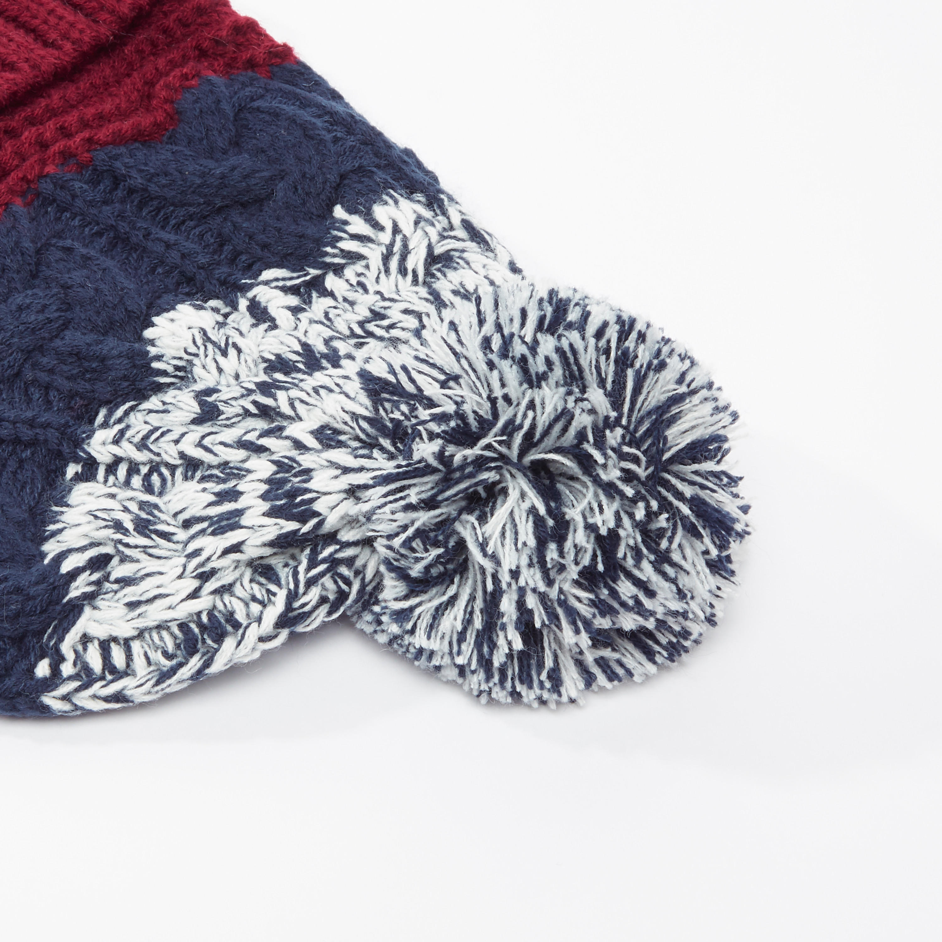قبعة بيني بارزة الملمس بتزيينات من لي كوبر-women-clothingaccessories-capsandhats-image-3