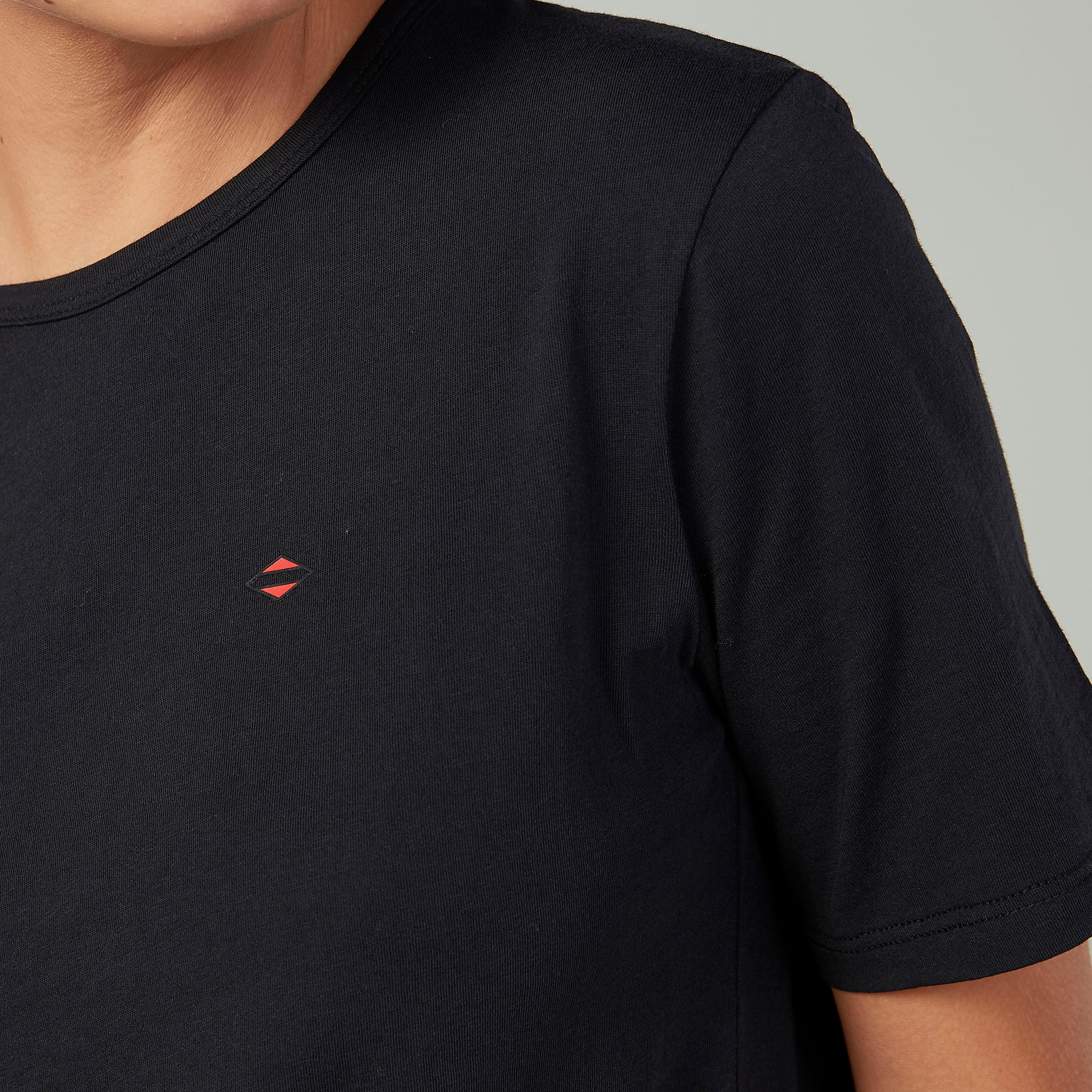 Sustainable Lee Cooper Plain T-shirt with Short Sleeves-women-clothing-tshirts-image-3