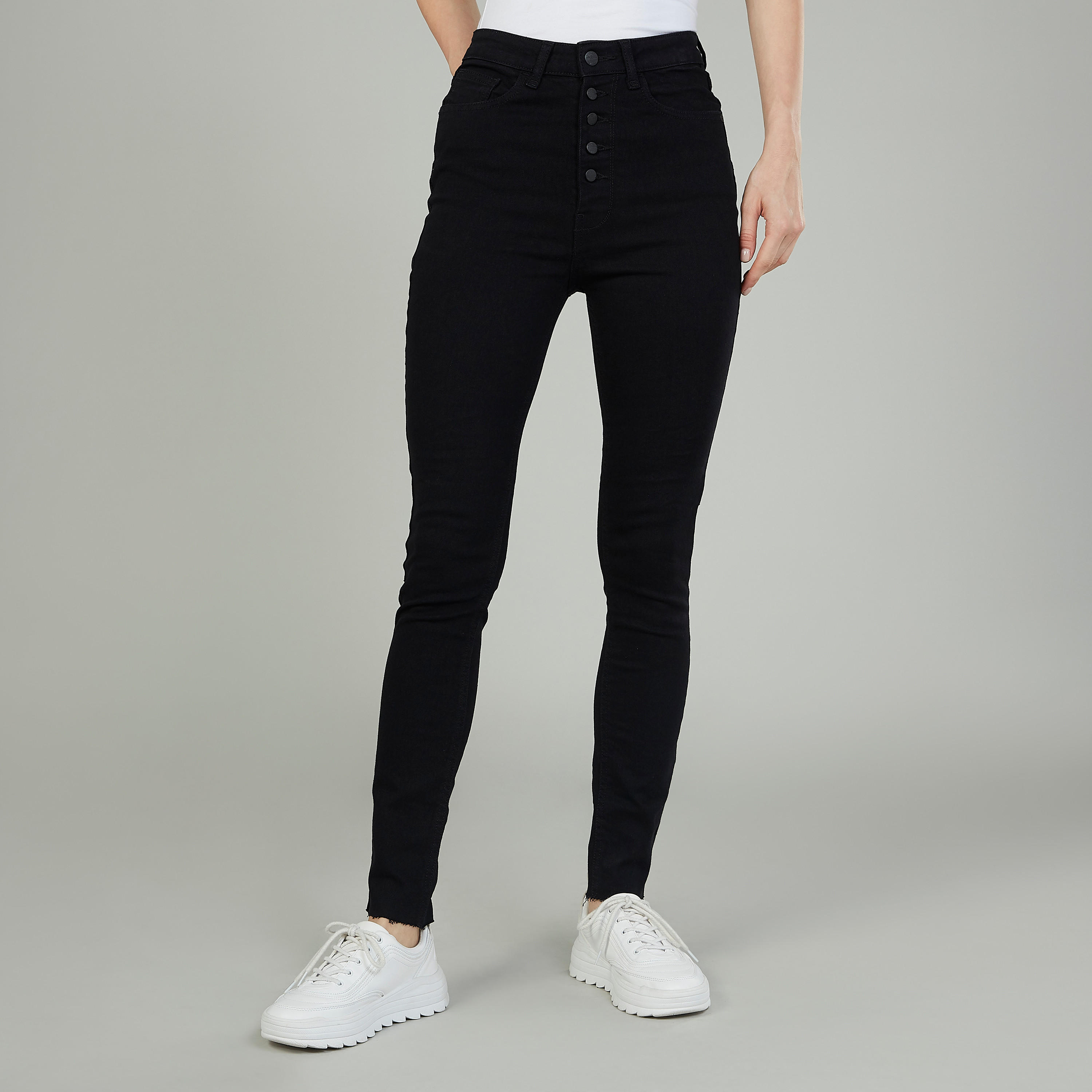 جينز سكيني بخصر متوسط الإرتفاع من لي كوبر-women-clothing-bottoms-jeans-image-1