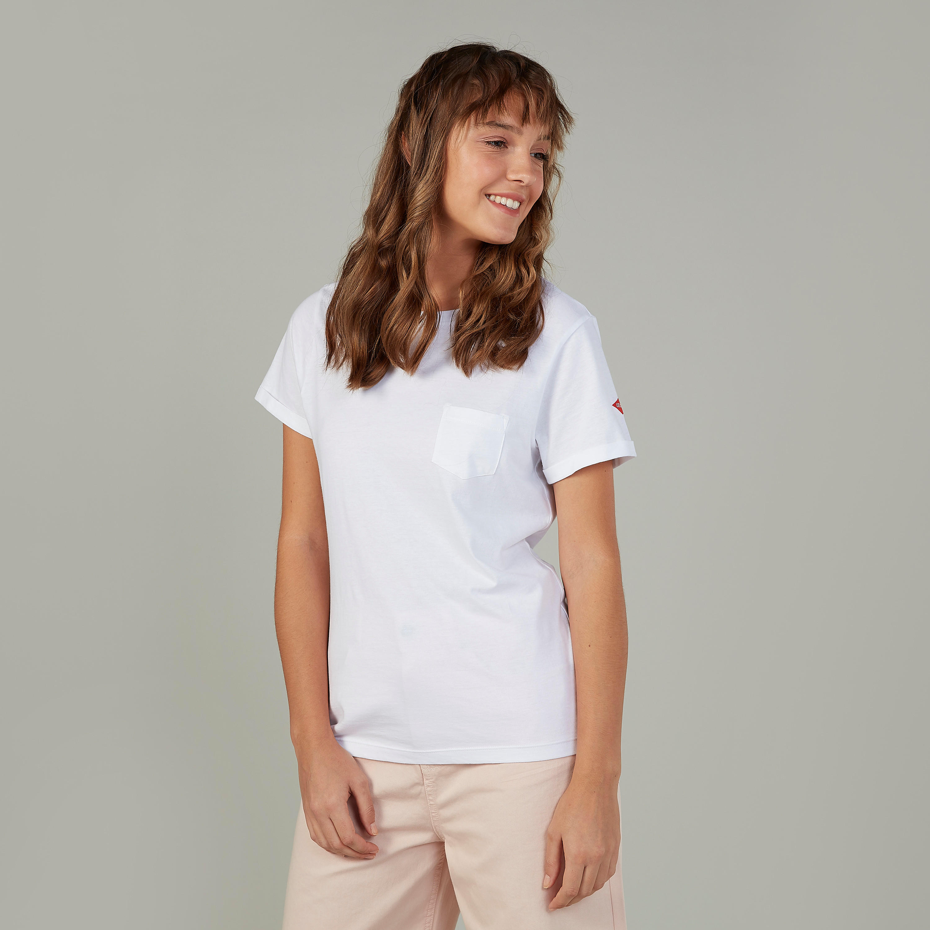 Sustainable Lee Cooper Printed T-shirt with Round Neck-women-clothing-tshirts-image-1