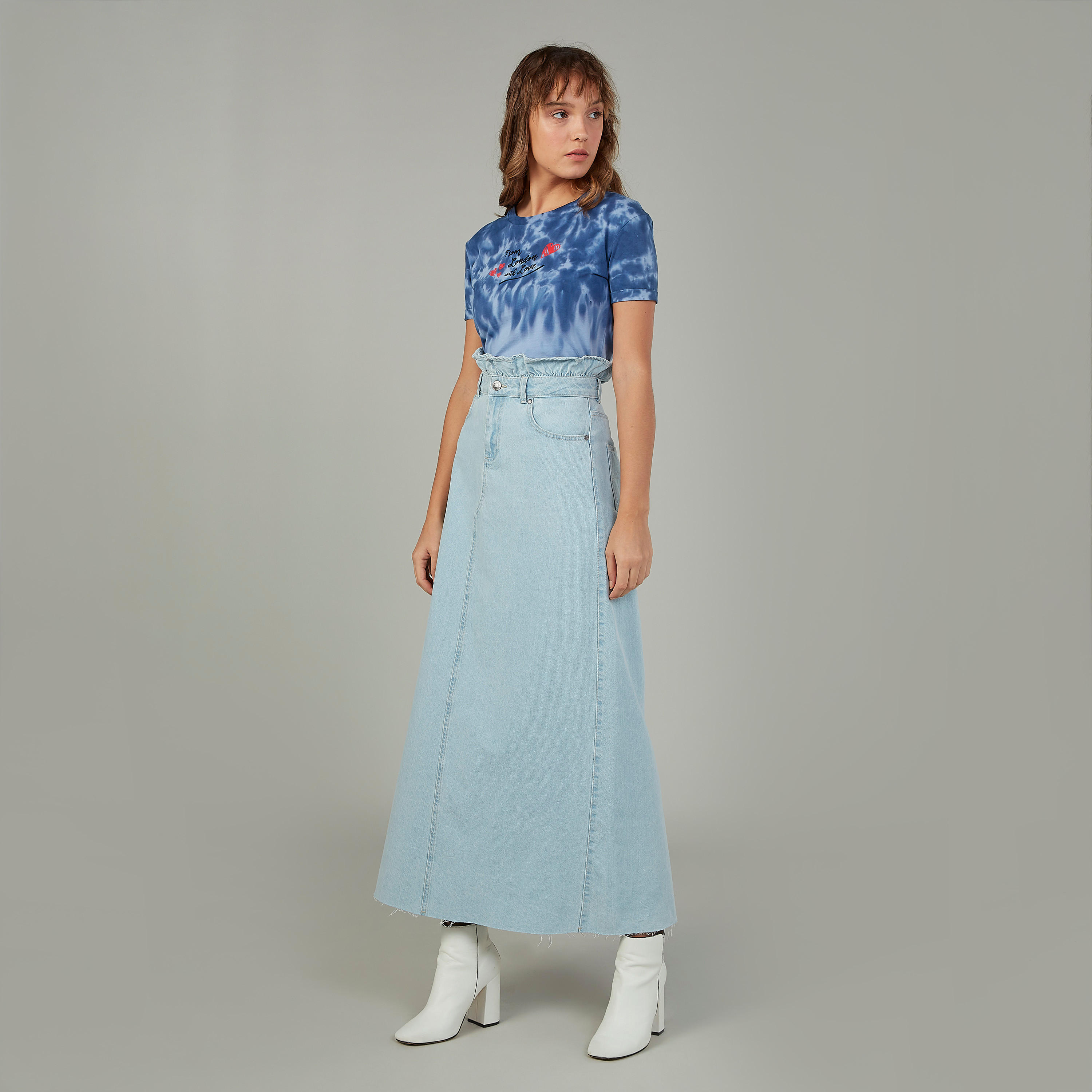 تنورة إيه لاين مستدامة بجيوب من لي كوبر-women-clothing-bottoms-skirts-image-2