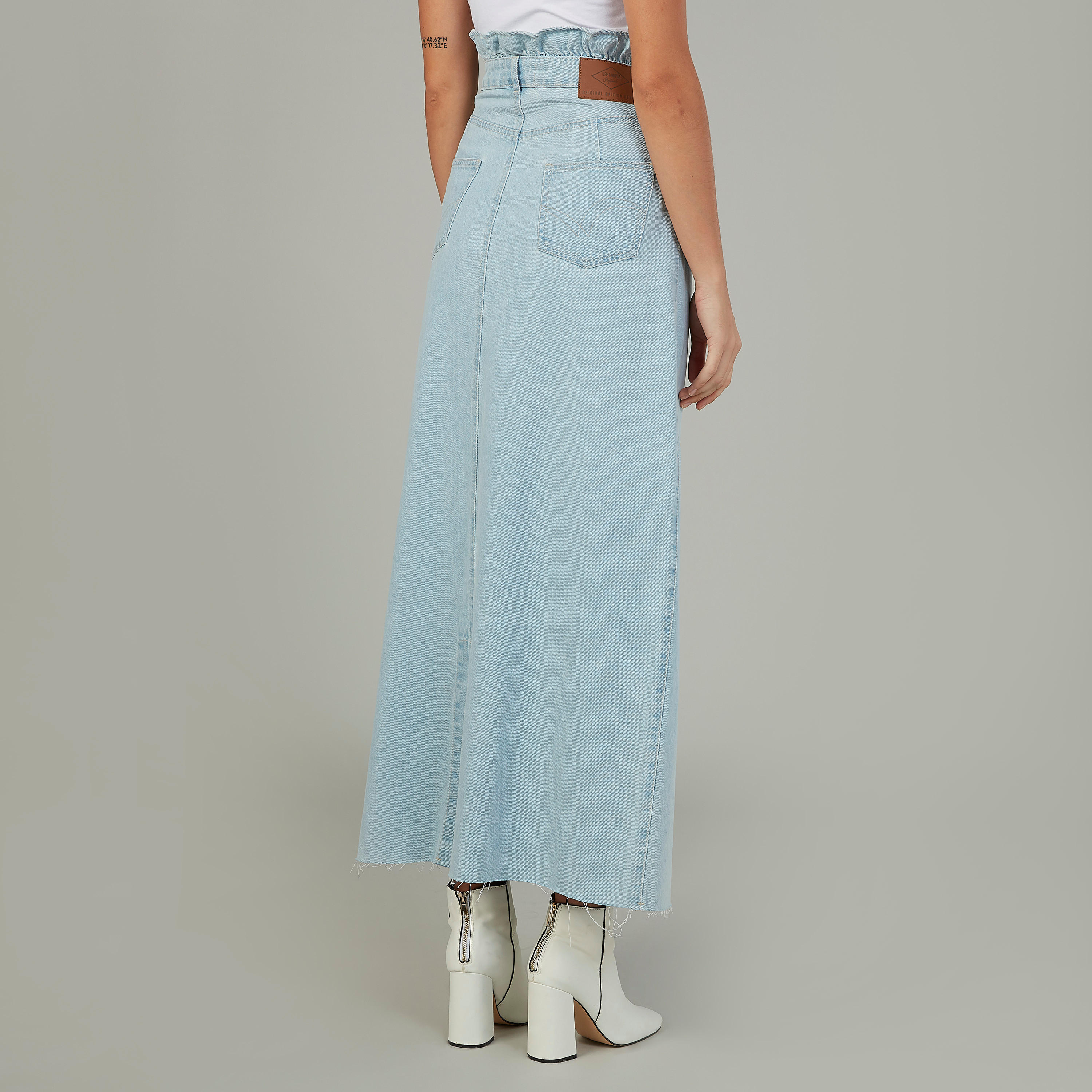 تنورة إيه لاين مستدامة بجيوب من لي كوبر-women-clothing-bottoms-skirts-image-4