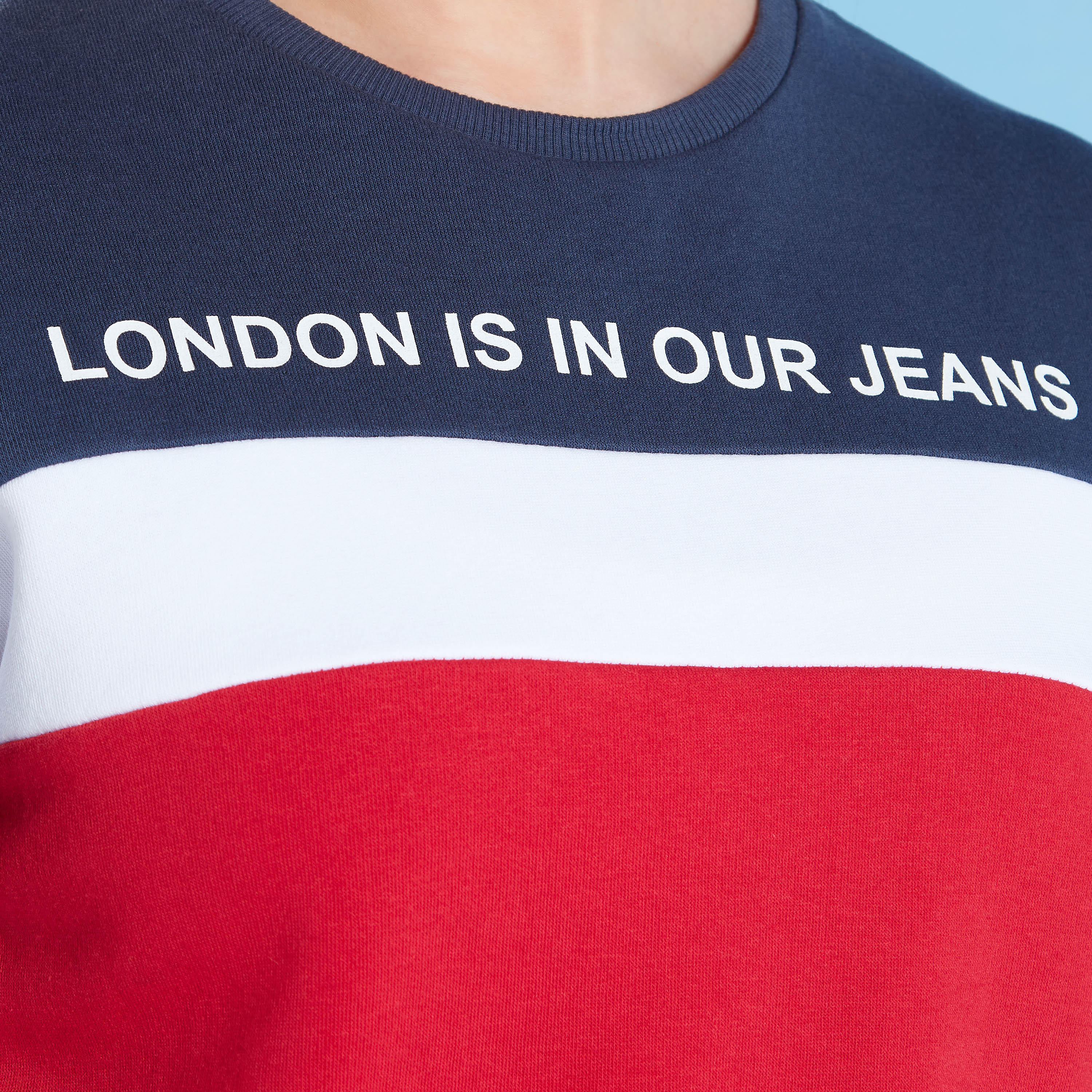 Lee Cooper Printed Sweatshirt with Crew Neck and Long Sleeves-women-winterwear-hoodiesandsweatshirts-sweatshirts-image-4