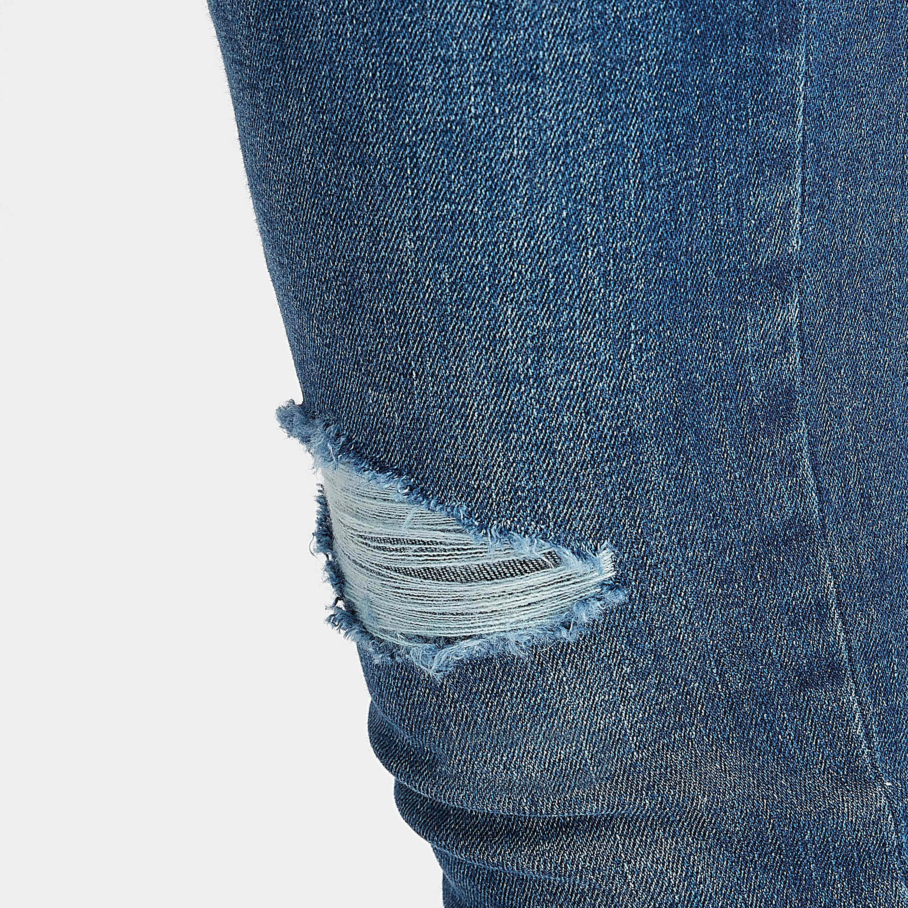 بنطلون جينز دنيم مضلع سكيني فيت بزر إغلاق من لي كوبر-women-clothing-bottoms-jeans-image-5