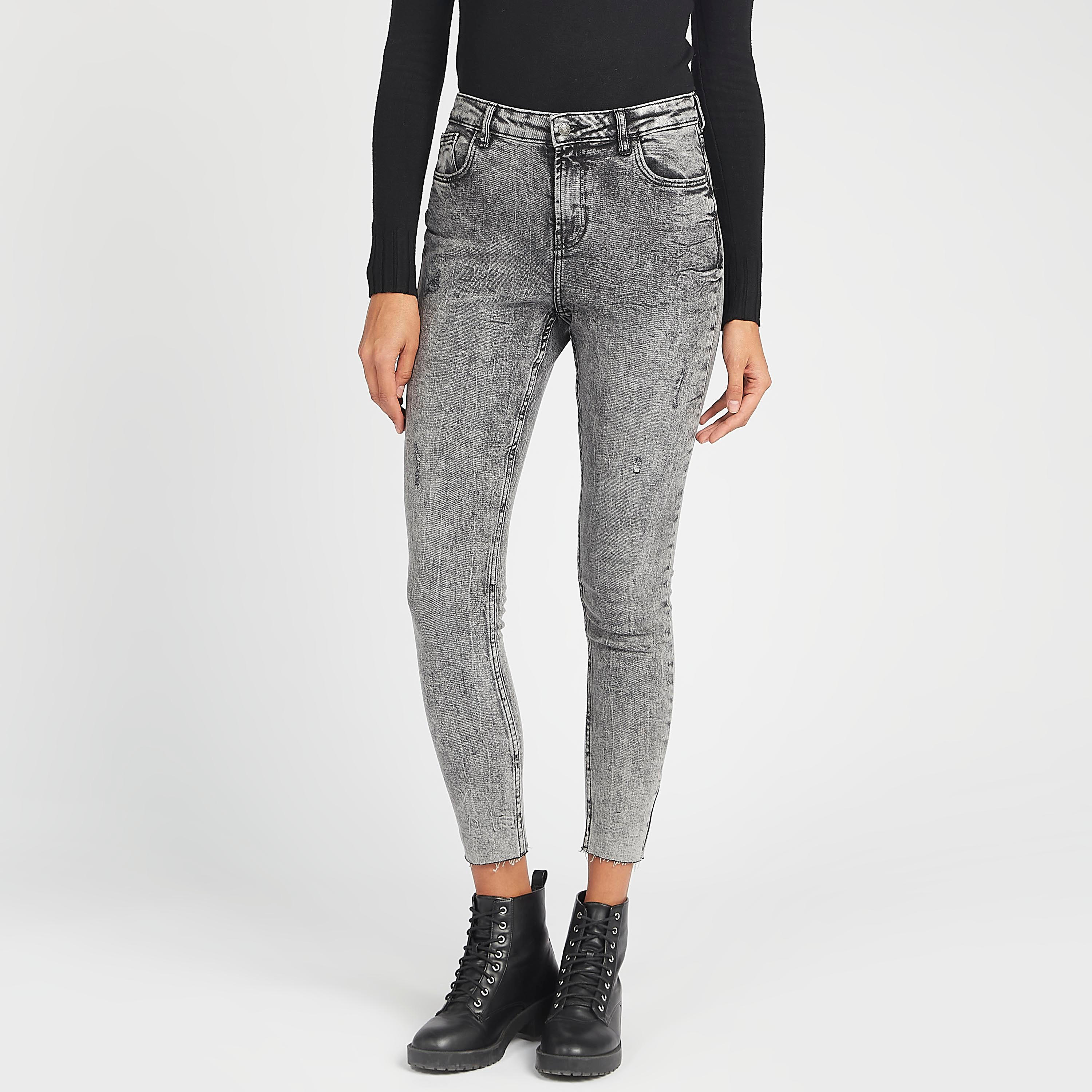 بنطلون جينز دنيم سادة سكيني فيت بزر إغلاق من لي كوبر-women-clothing-bottoms-jeans-image-7