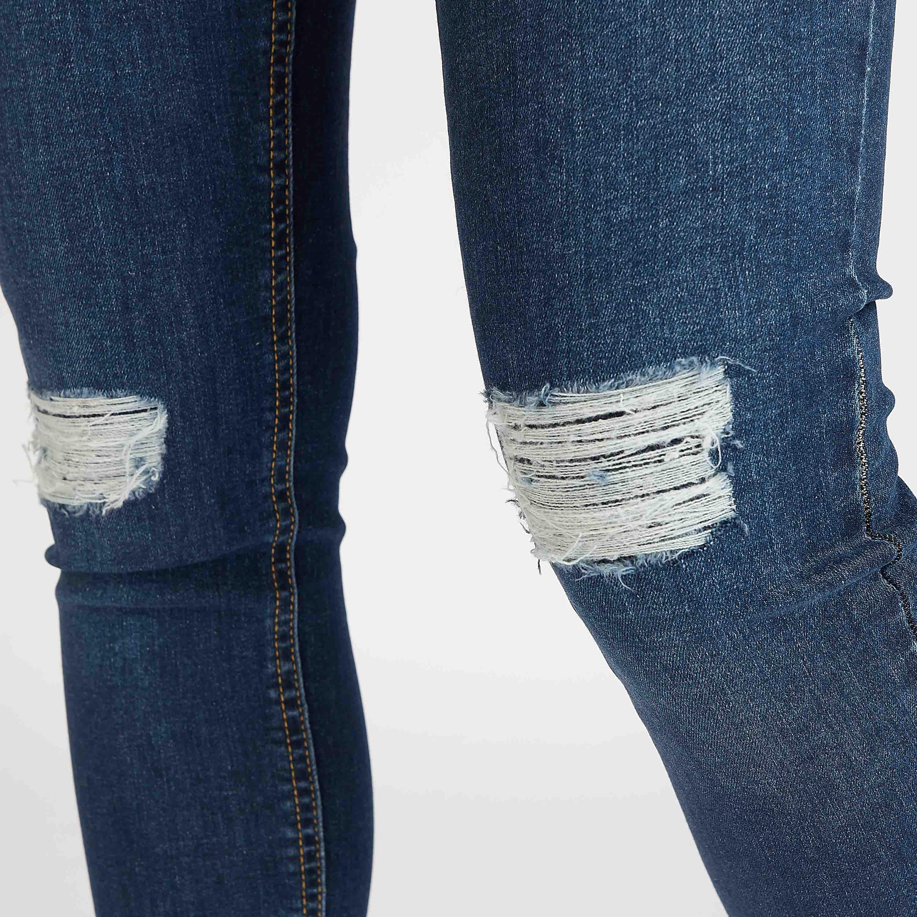 بنطلون جينز ممزق بجيوب وحلقات للحزام من لي كوبر-women-clothing-bottoms-jeans-image-5