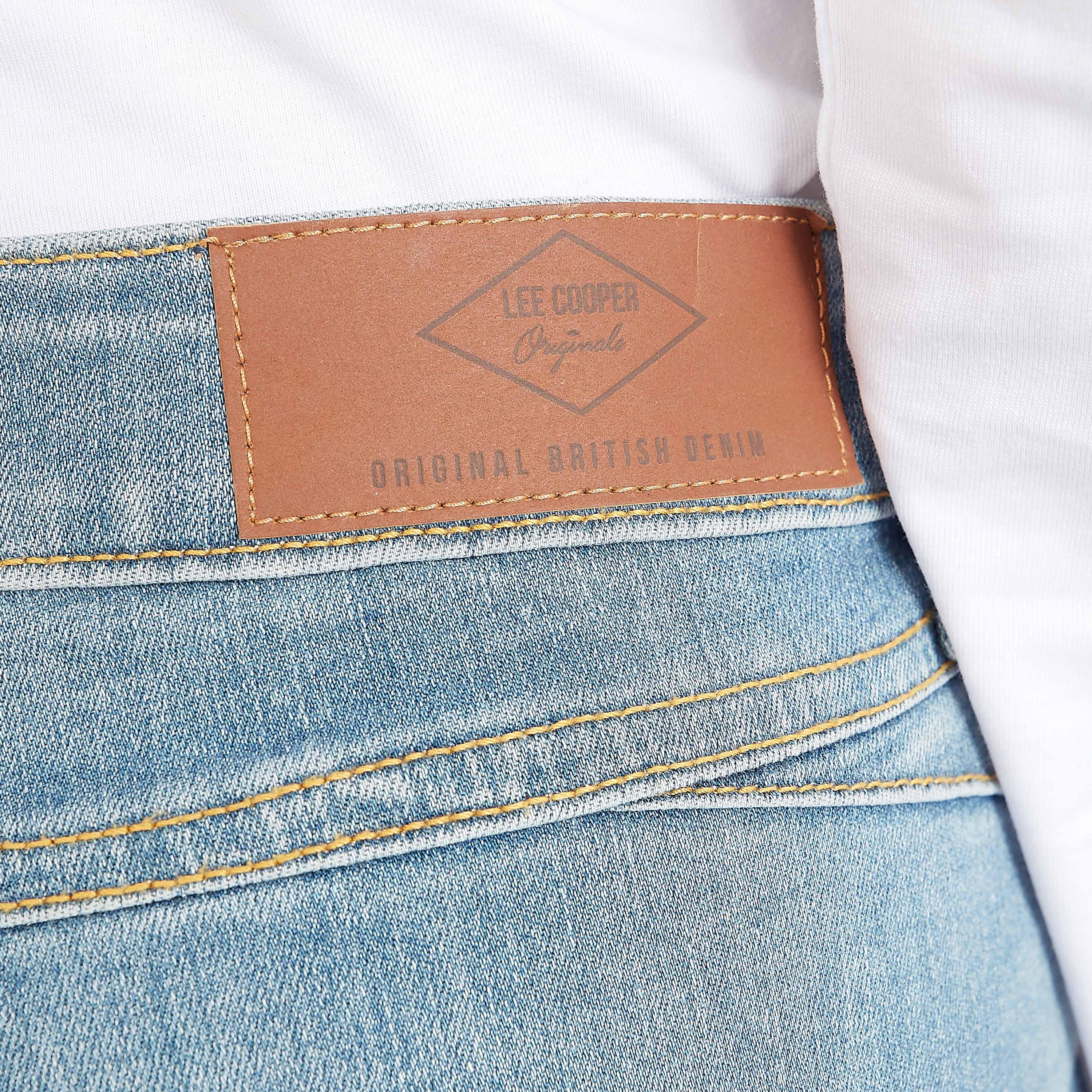 Lee Cooper Ripped Denim Jeans with Button Closure-women-clothing-bottoms-jeans-image-7