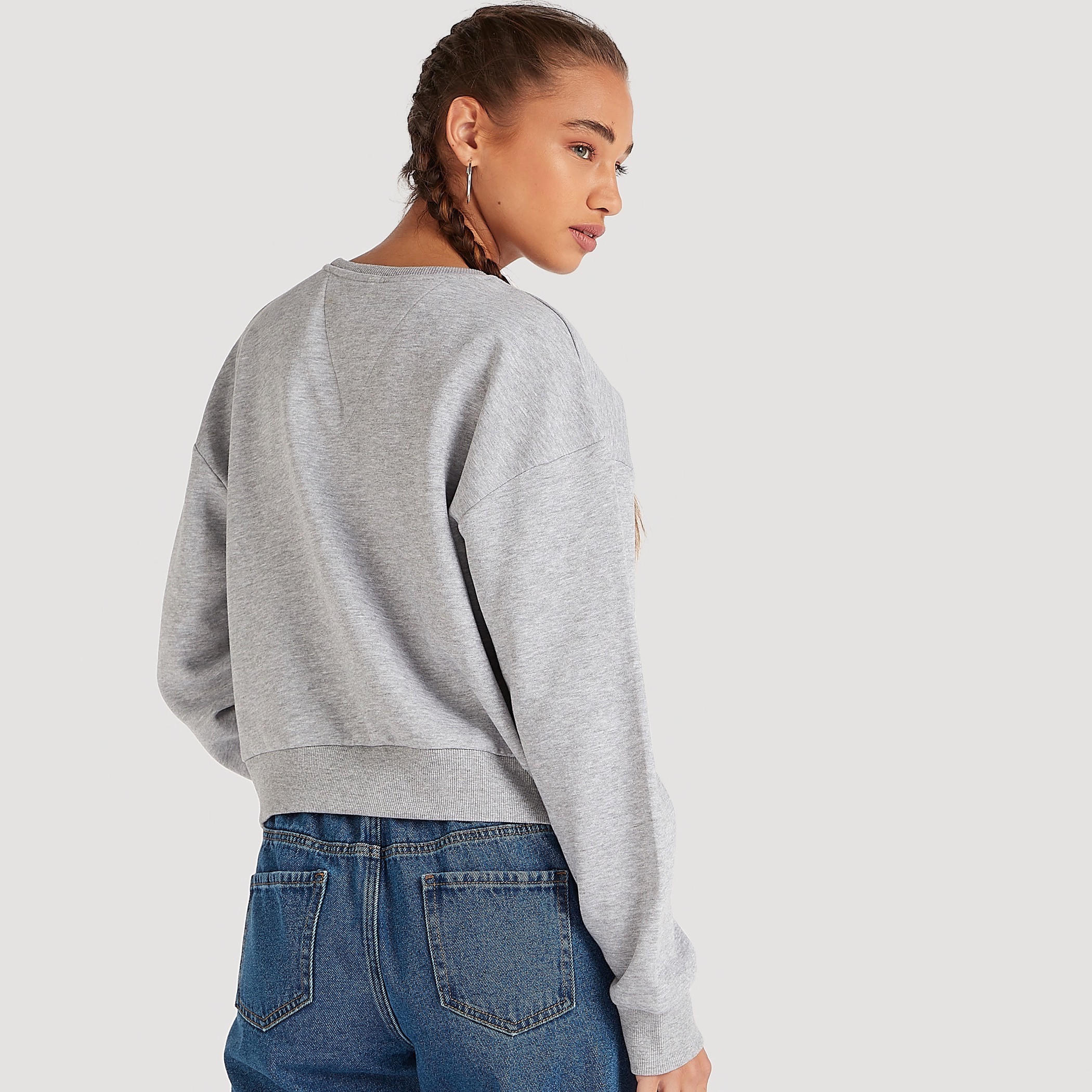 Sustainable Lee Cooper Printed Sweatshirt with Long Sleeves-women-winterwear-hoodiesandsweatshirts-sweatshirts-image-4