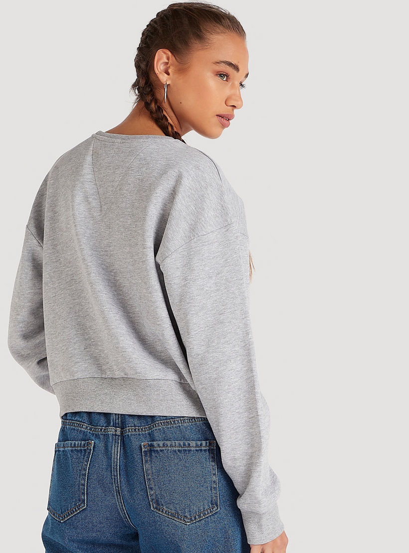 Sustainable Lee Cooper Printed Sweatshirt with Long Sleeves-women-winterwear-hoodiesandsweatshirts-sweatshirts-image-4