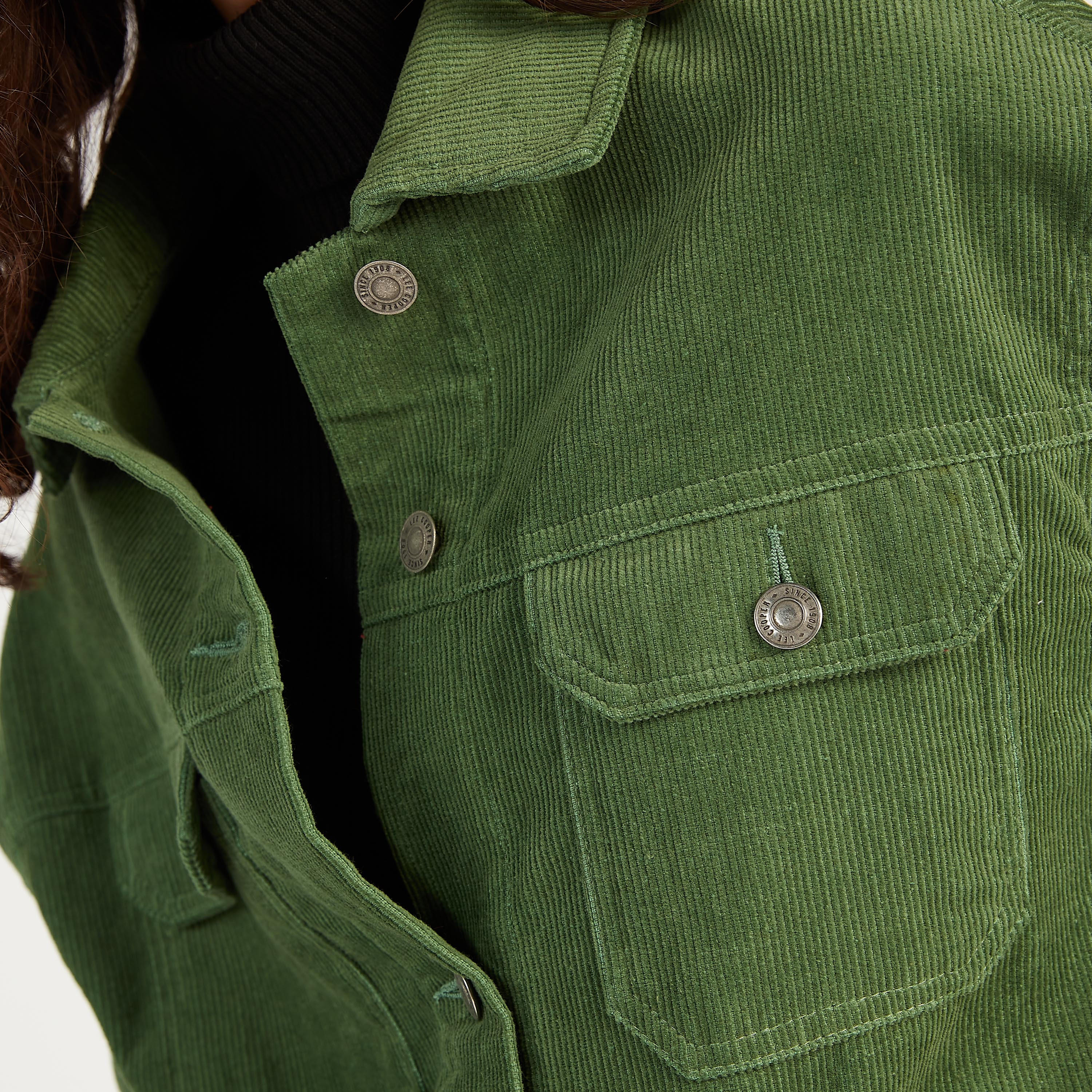شاكيت مستدام بارز الملمس بأكمام طويلة من لي كوبر-women-winterwear-coatsandjackets-jackets-image-3