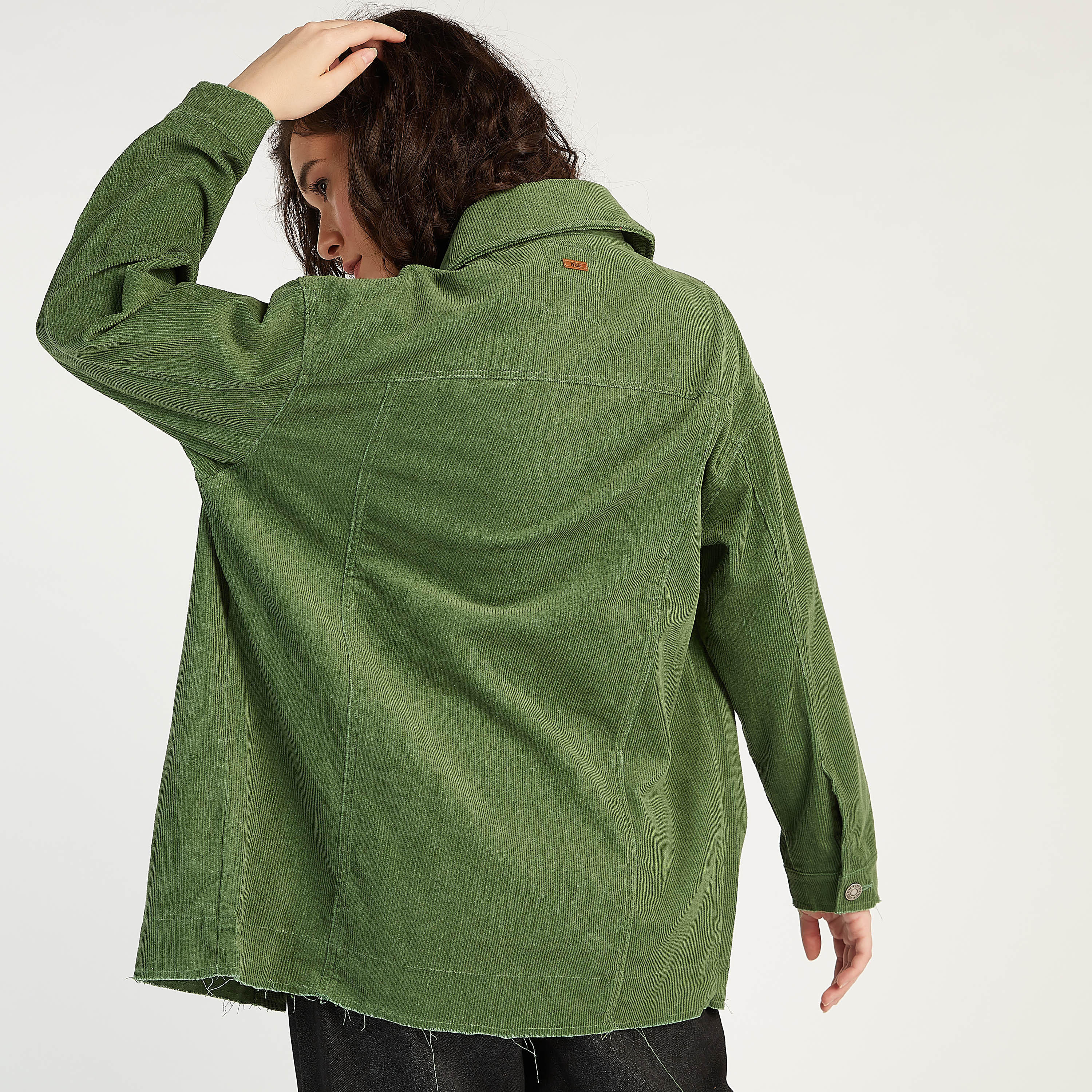 شاكيت مستدام بارز الملمس بأكمام طويلة من لي كوبر-women-winterwear-coatsandjackets-jackets-image-4