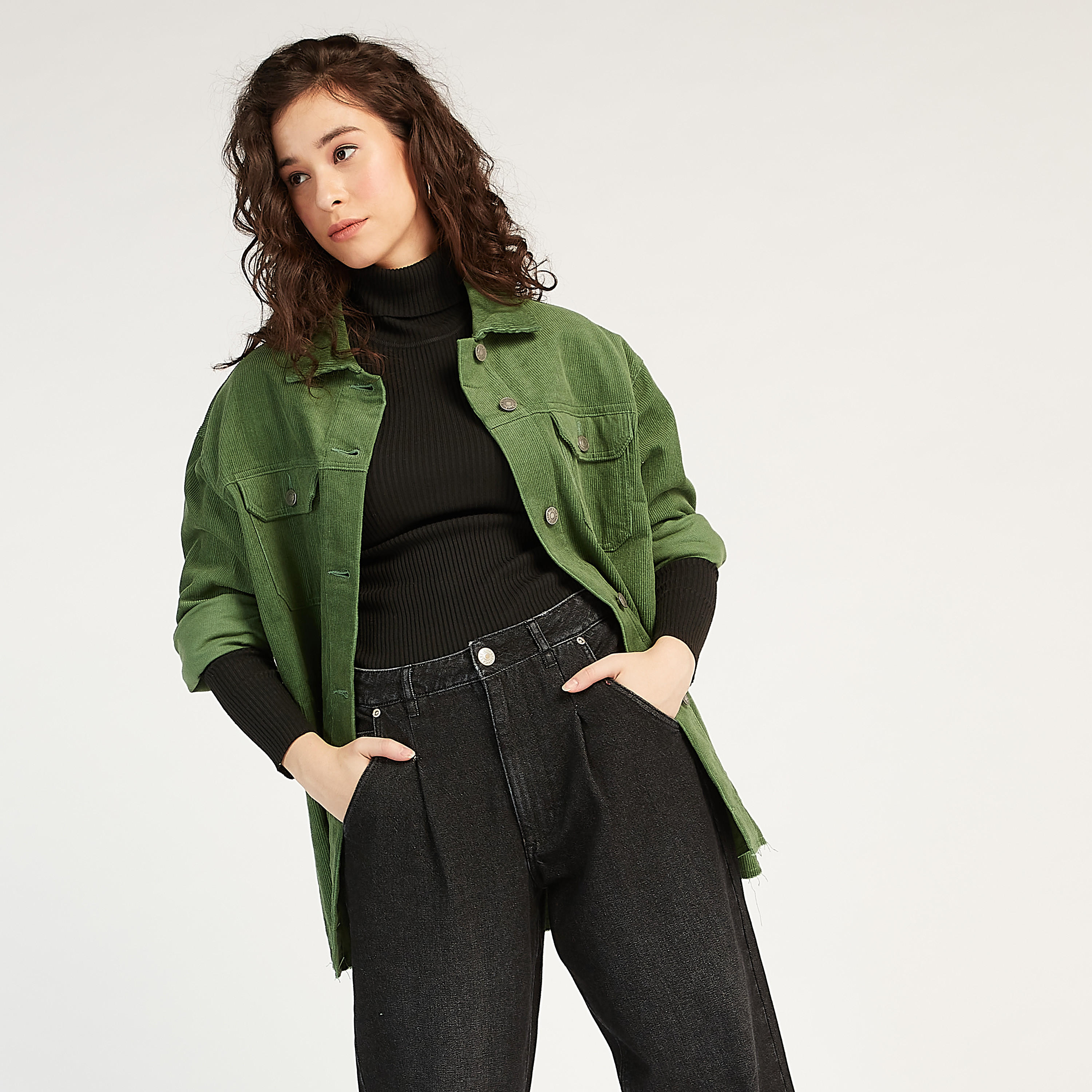 شاكيت مستدام بارز الملمس بأكمام طويلة من لي كوبر-women-winterwear-coatsandjackets-jackets-image-5