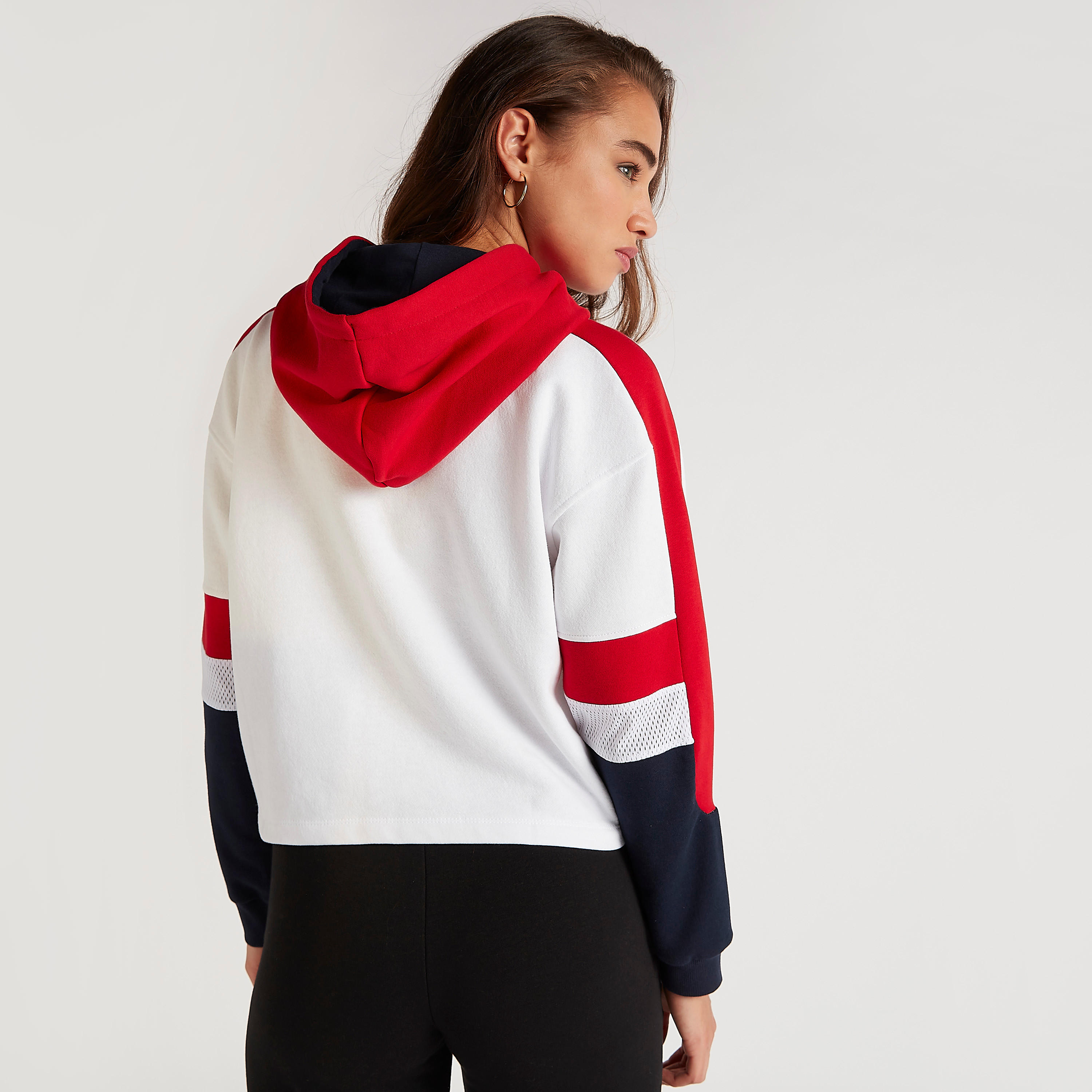 سويت شيرت بطبعات وقبّعة وأكمام طويلة من لي كوبر-women-winterwear-hoodiesandsweatshirts-sweatshirts-image-4