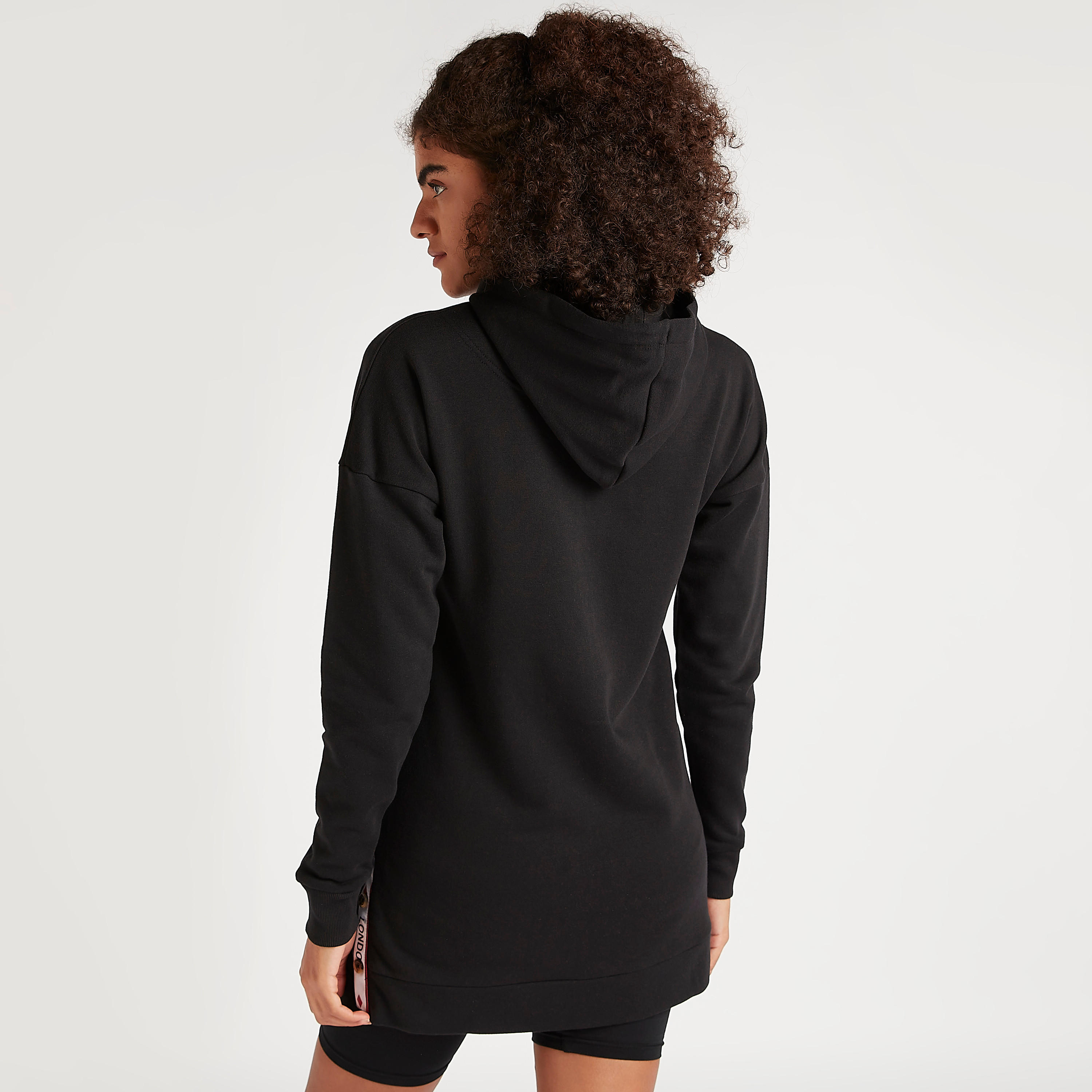 Lee Cooper Embroidered Hooded Sweatshirt with Long Sleeves-women-winterwear-hoodiesandsweatshirts-sweatshirts-image-4