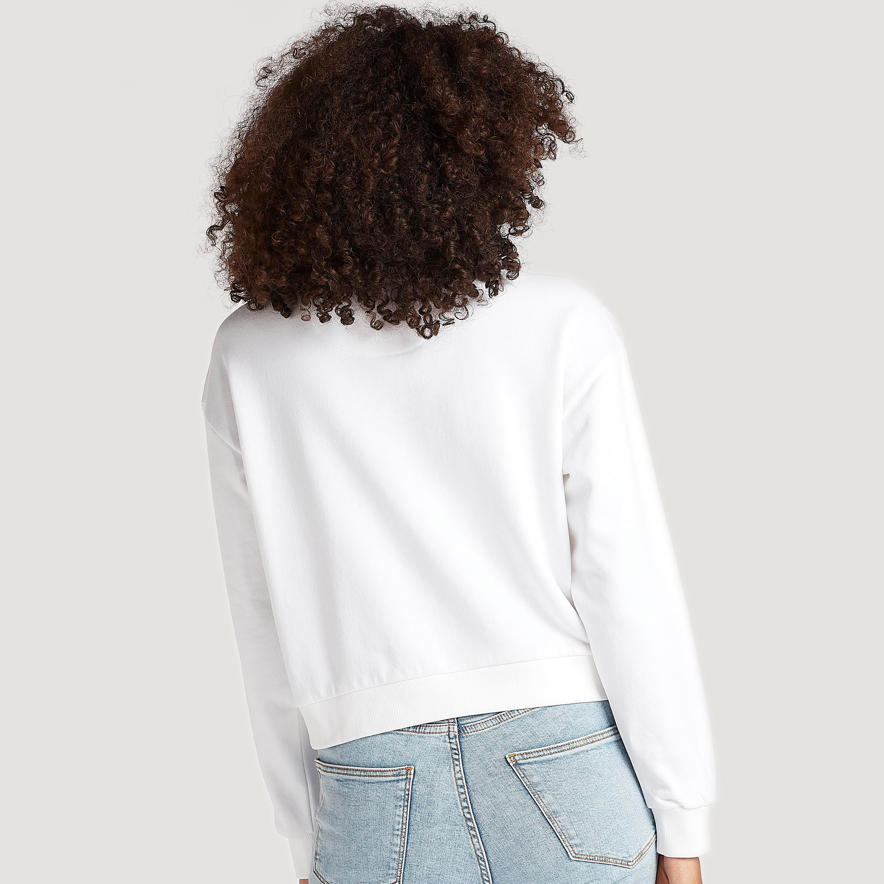 سويت شيرت بياقة ضيّقة وأكمام طويلة بطبعات من لي كوبر-women-winterwear-hoodiesandsweatshirts-sweatshirts-image-2