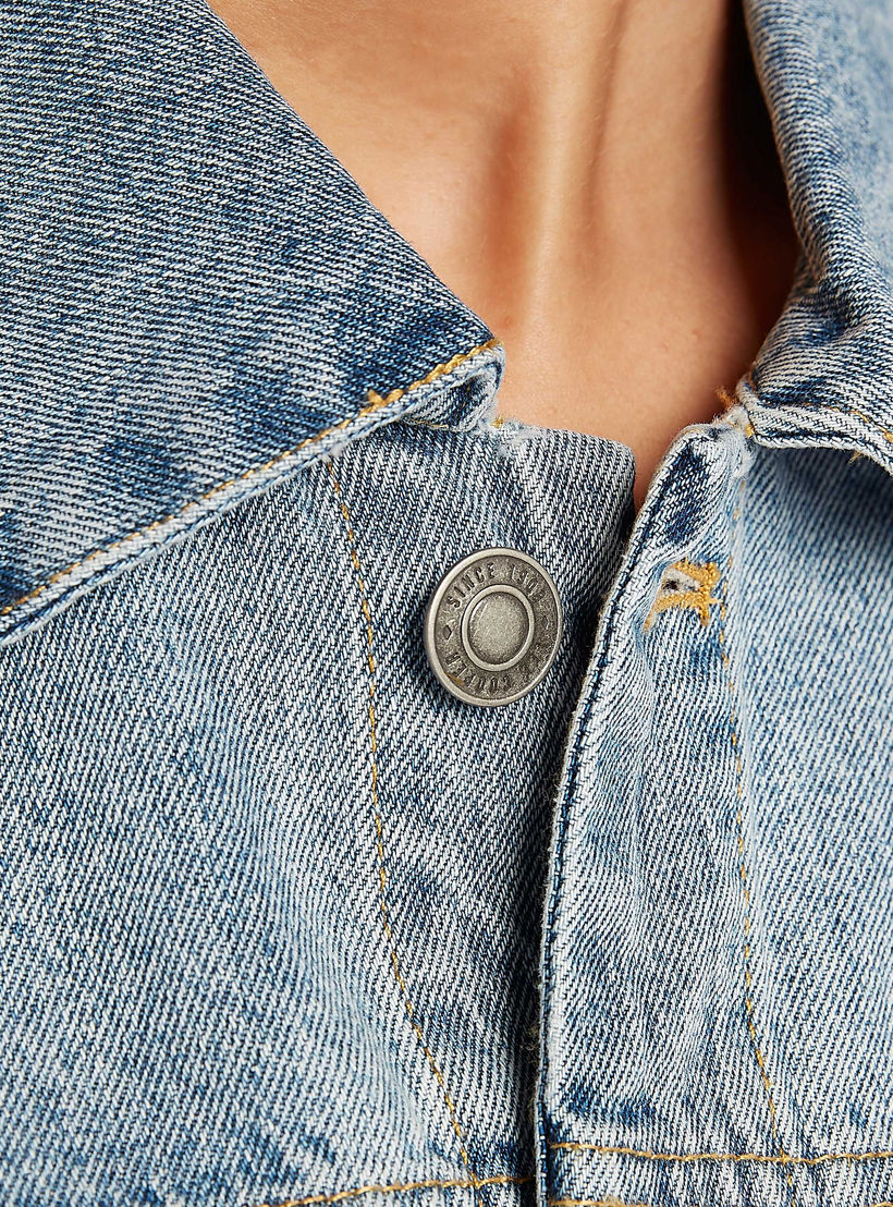 Lee Cooper Solid Denim Jacket with Collar-women-winterwear-coatsandjackets-jackets-image-3