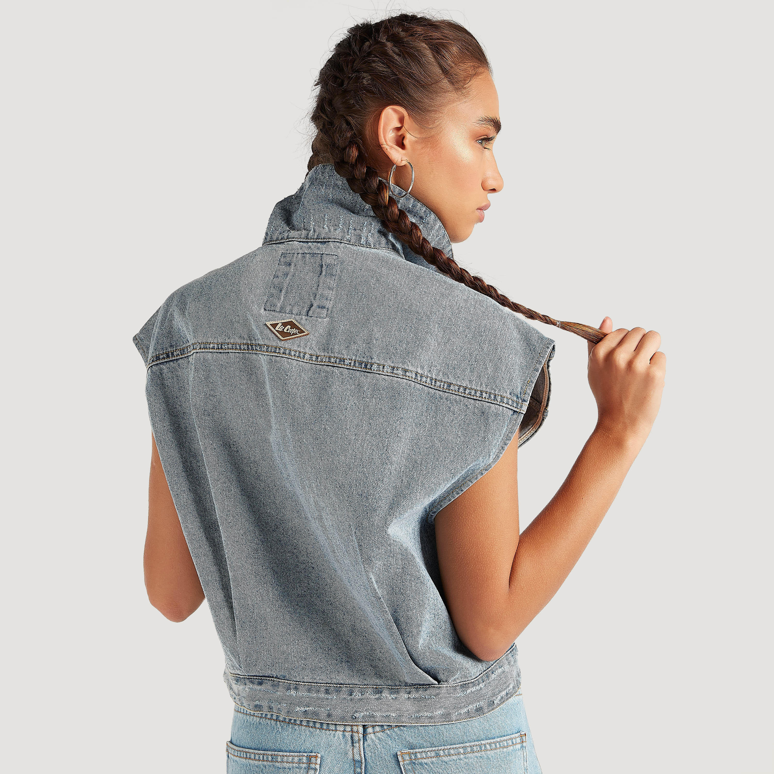 Lee Cooper Solid Denim Jacket with Collar-women-winterwear-coatsandjackets-jackets-image-4