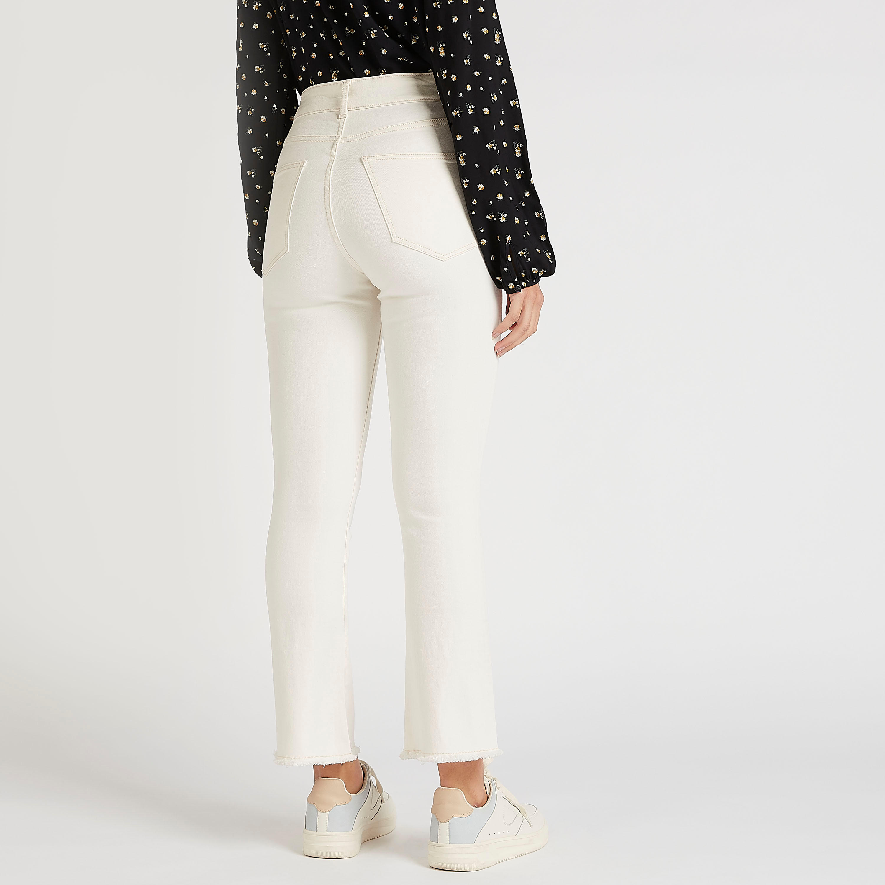 Lee Cooper Solid Denim Jeans with Button Closure and Pockets-women-clothing-bottoms-jeans-image-4