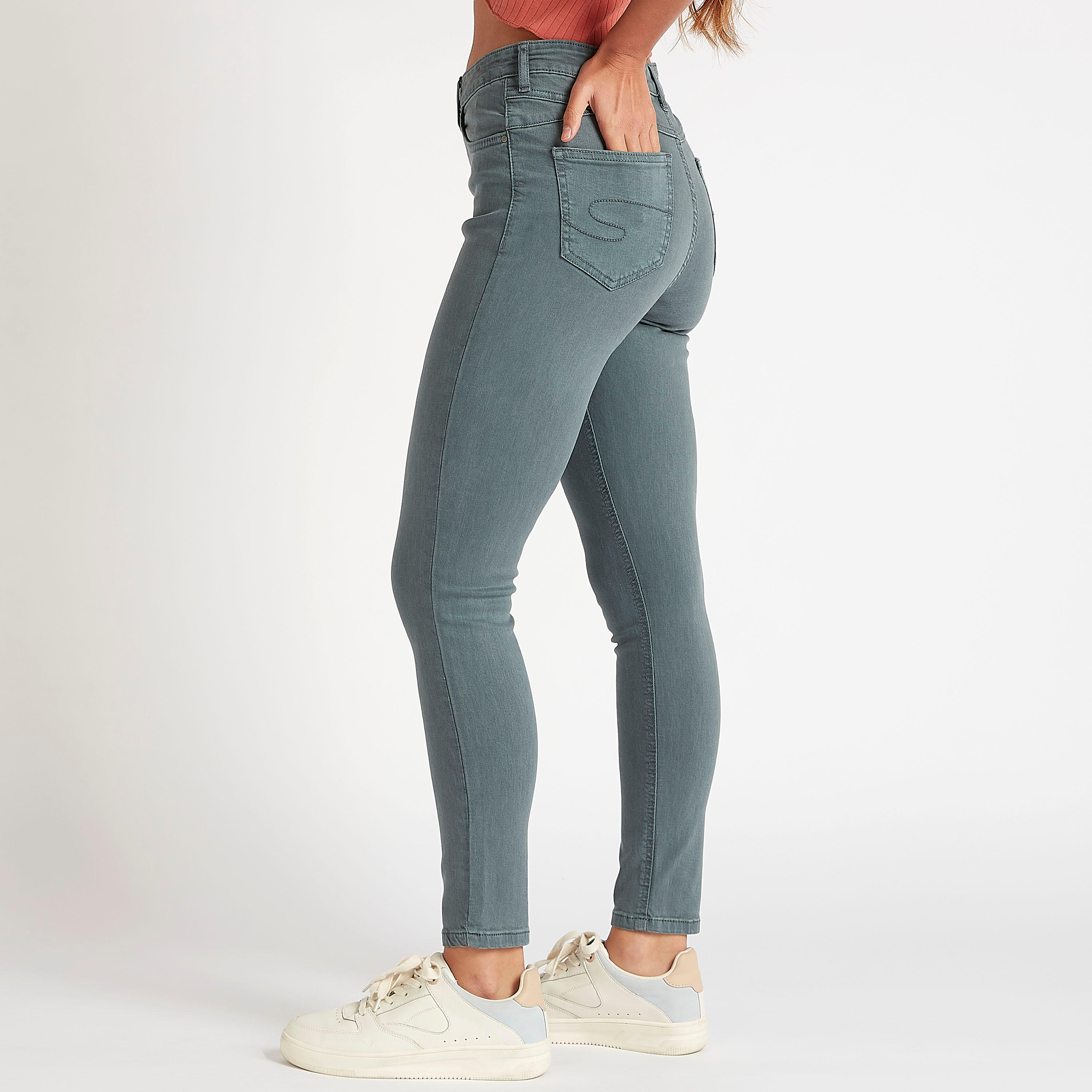 Lee Cooper Solid Skinny Fit High-Rise Jeans-women-clothing-bottoms-jeans-image-5