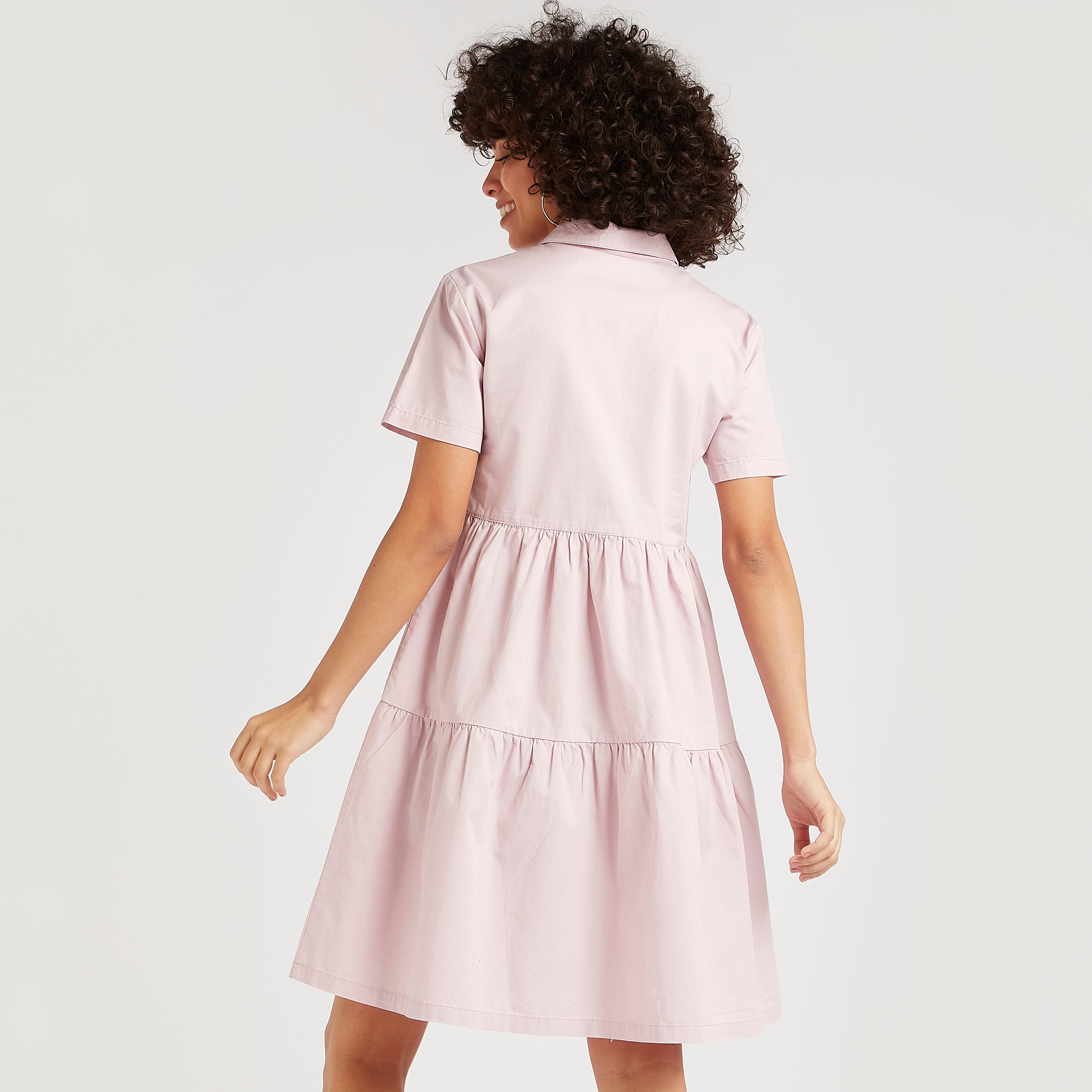 فستان إيه لاين قصير بسحّاب إغلاق من لي كوبر-women-clothing-dresses-image-4