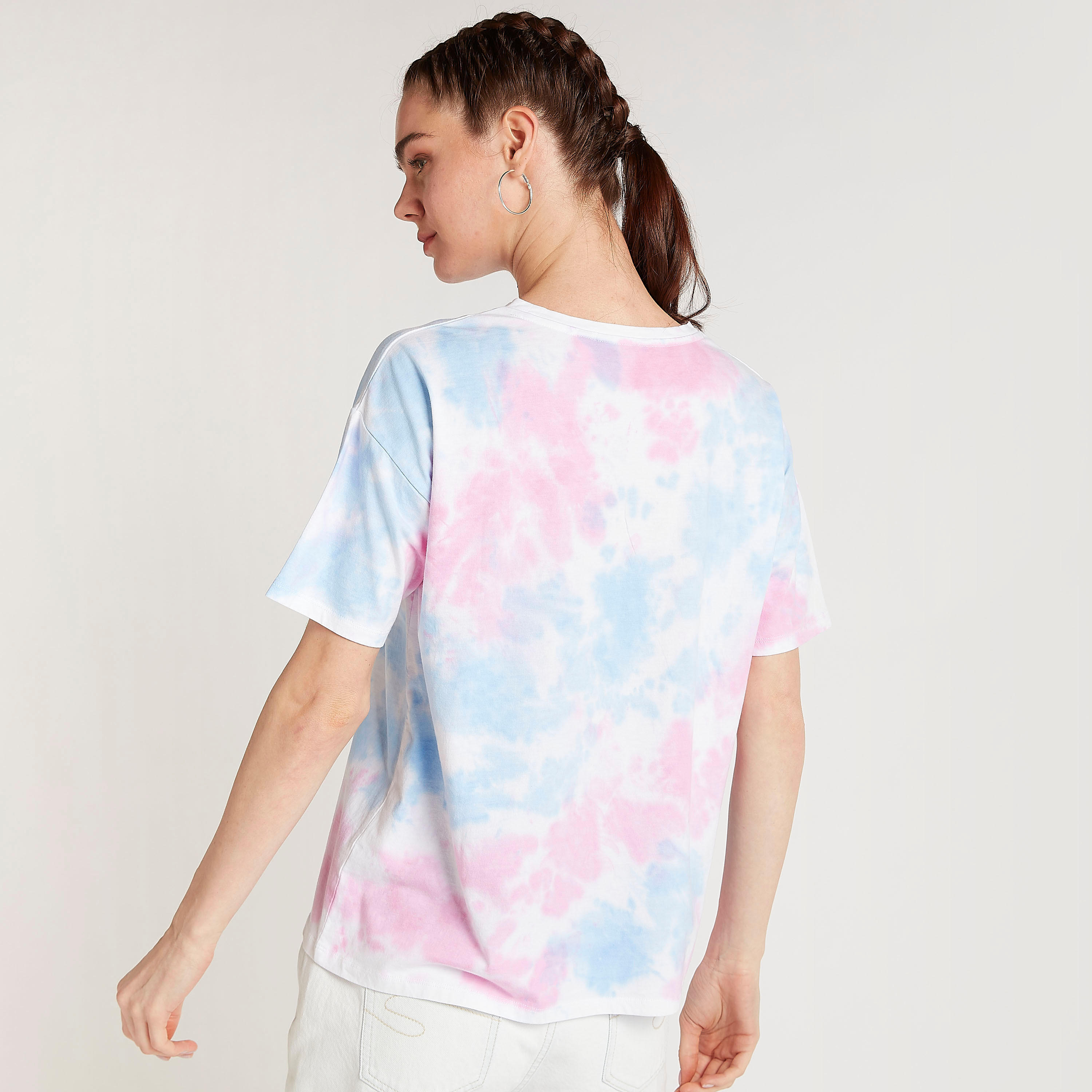 تيشيرت بأكمام قصيرة وطبعات من لي كوبر-women-clothing-tshirts-image-1