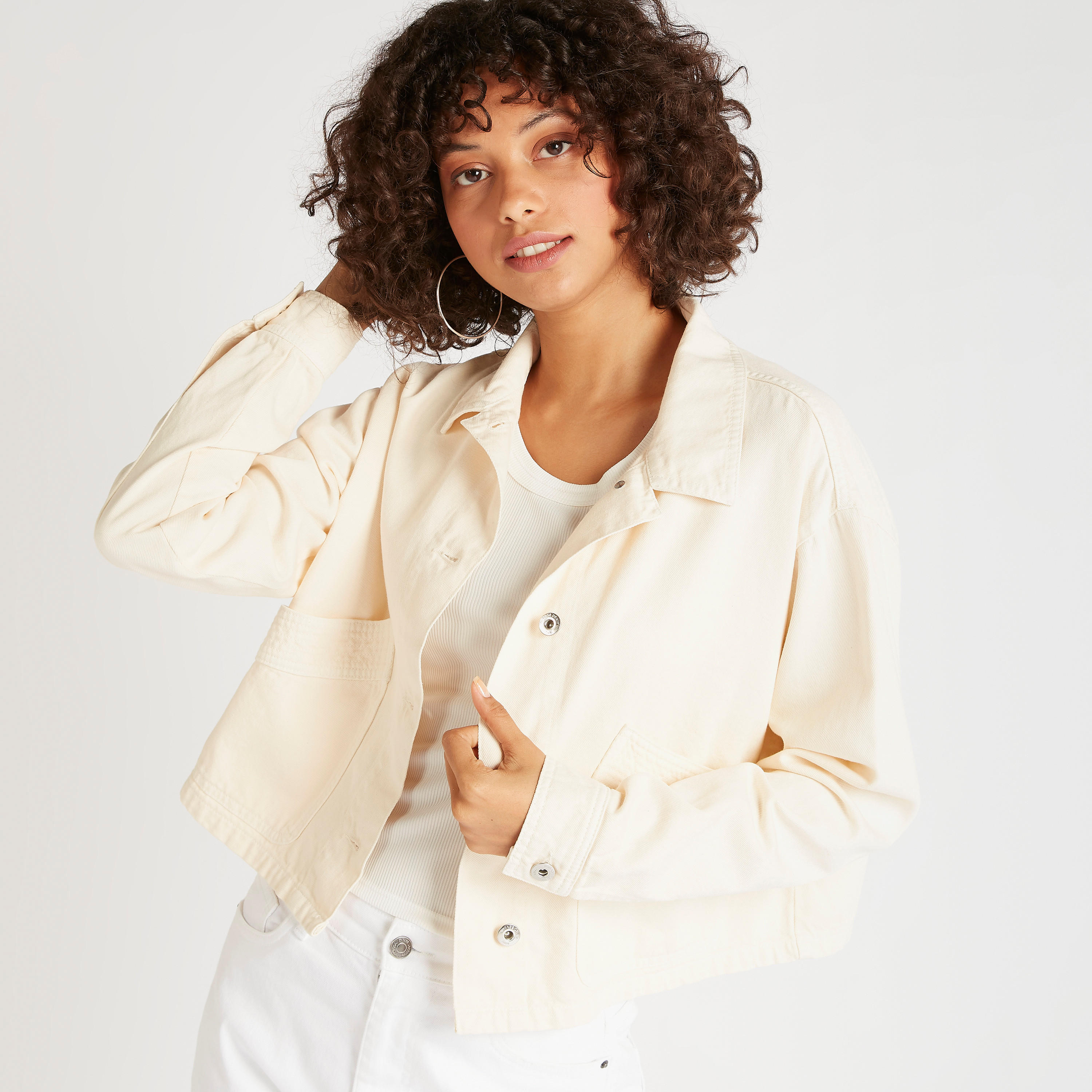 جاكيت دنيم بجيوب وزر علوي من لي كوبر-women-winterwear-coatsandjackets-jackets-image-3