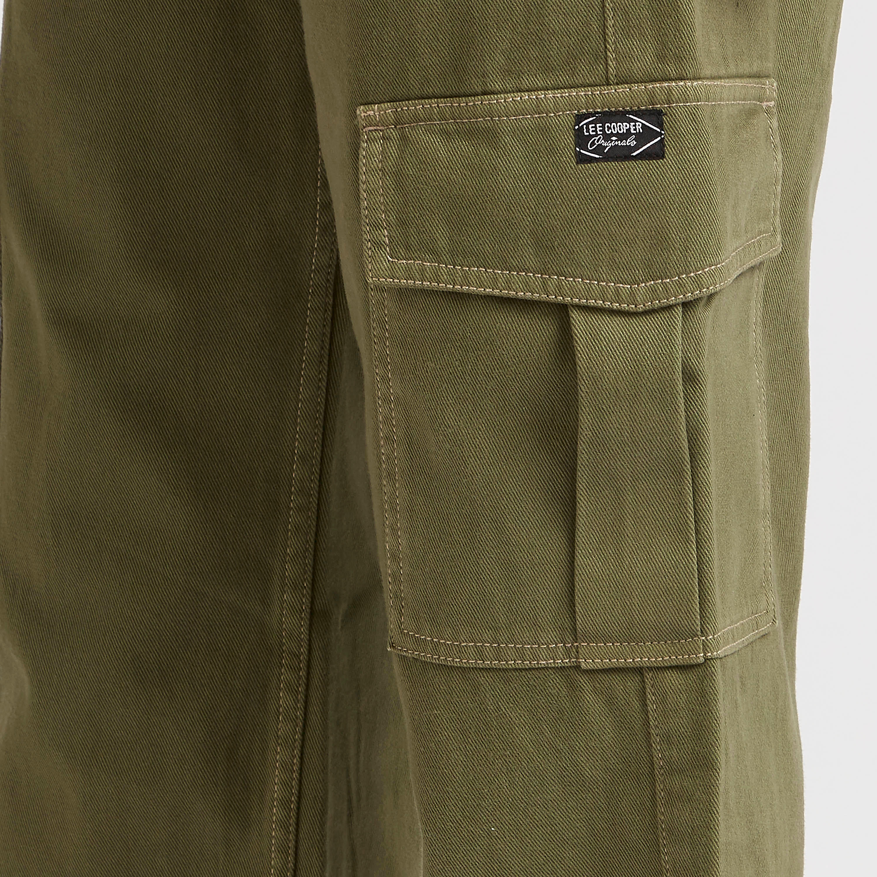 بنطلون دينيم سادة متوسط الارتفاع من لي كوبر-women-clothing-bottoms-trousers-image-2