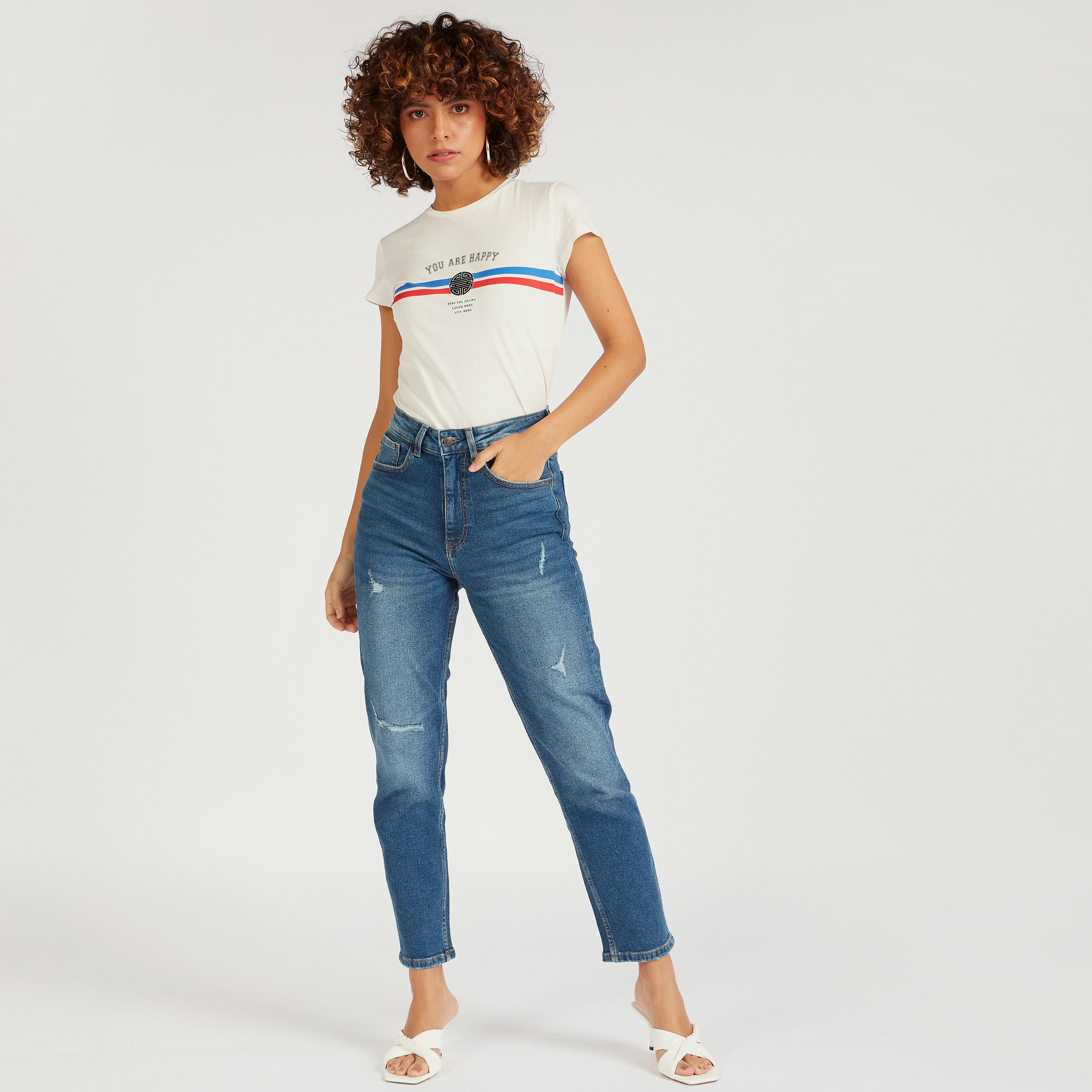 بنطلون جينز بقصّة سليم وخصر متوسّط الارتفاع من لي كوبر-women-clothing-bottoms-jeans-image-2