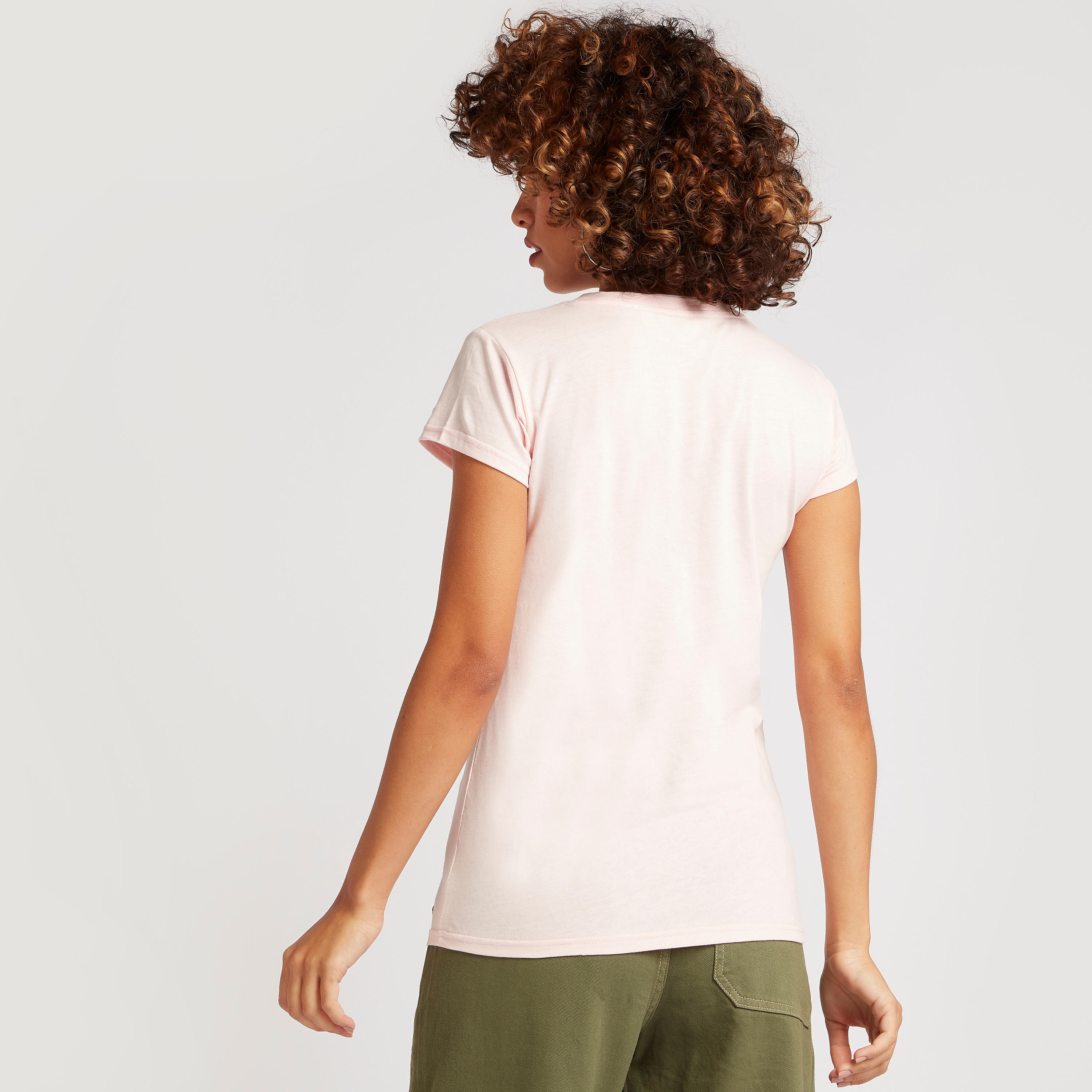 تيشيرت بطبعات وياقة ضيّقة وأكمام كاب-women-clothing-tshirts-image-2