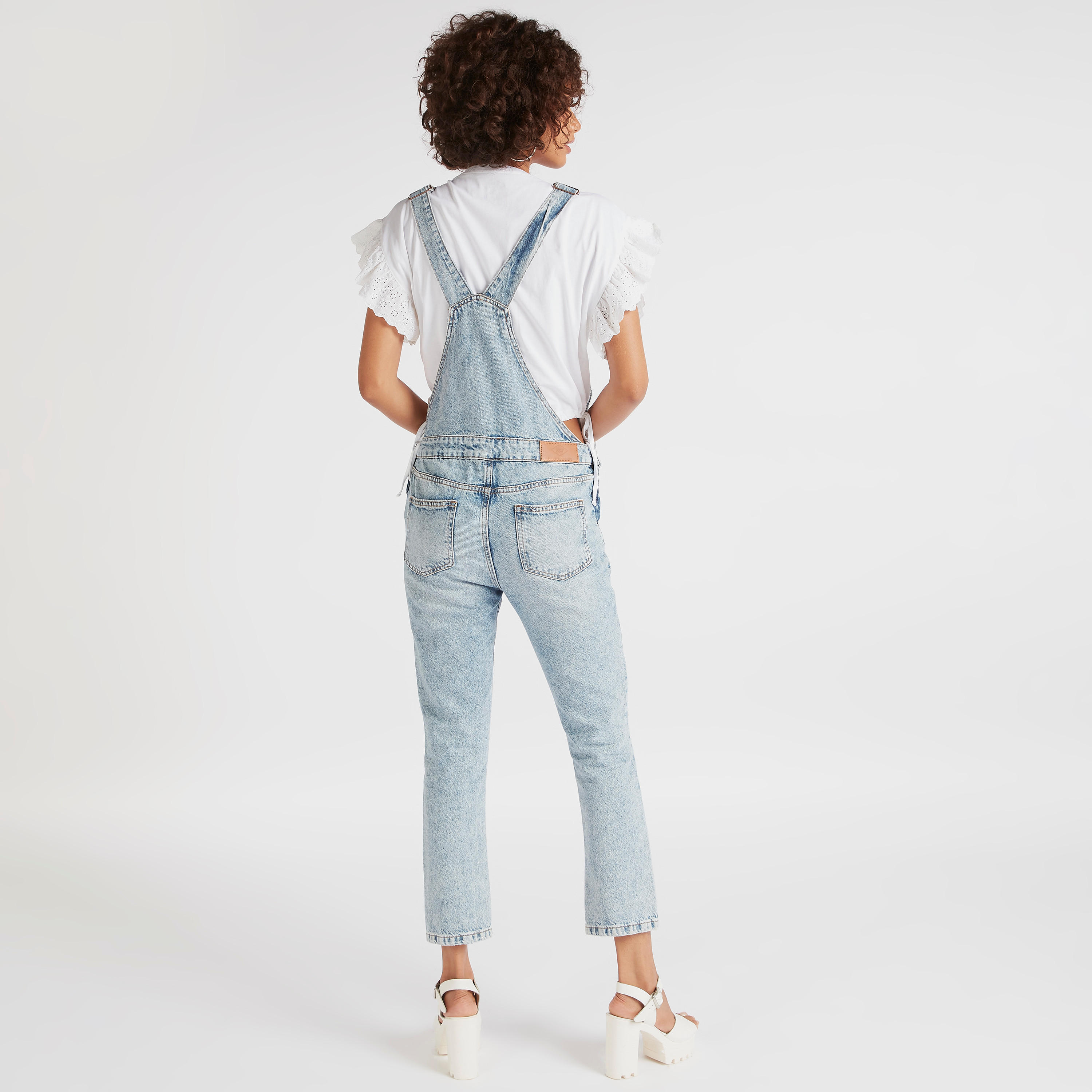 Lee Cooper Ripped Denim Dungaree with Pockets-women-clothing-jumpsuits-image-4