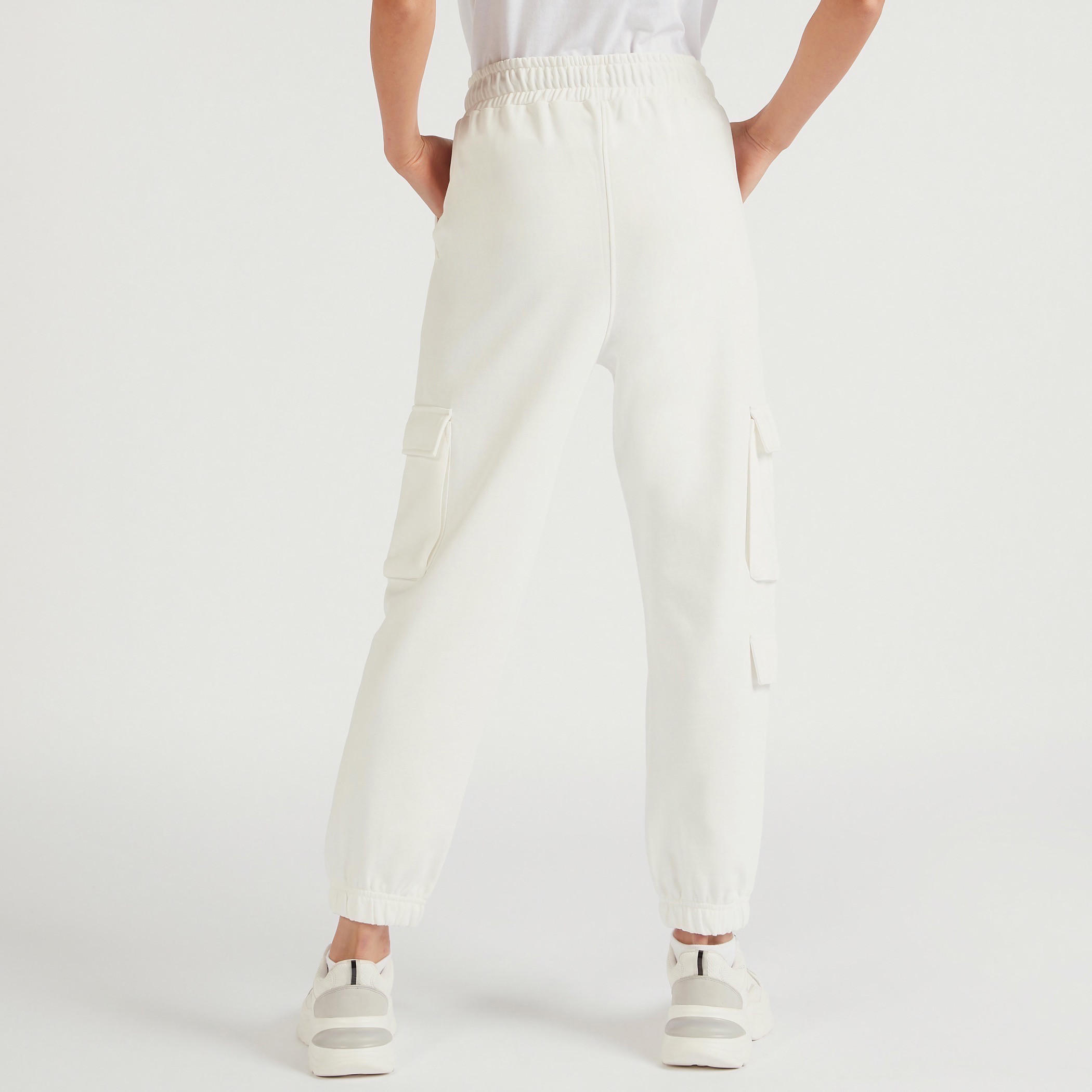 Lee Cooper Printed Cargo Joggers with Drawstring and Pockets-women-clothing-bottoms-joggers-image-5