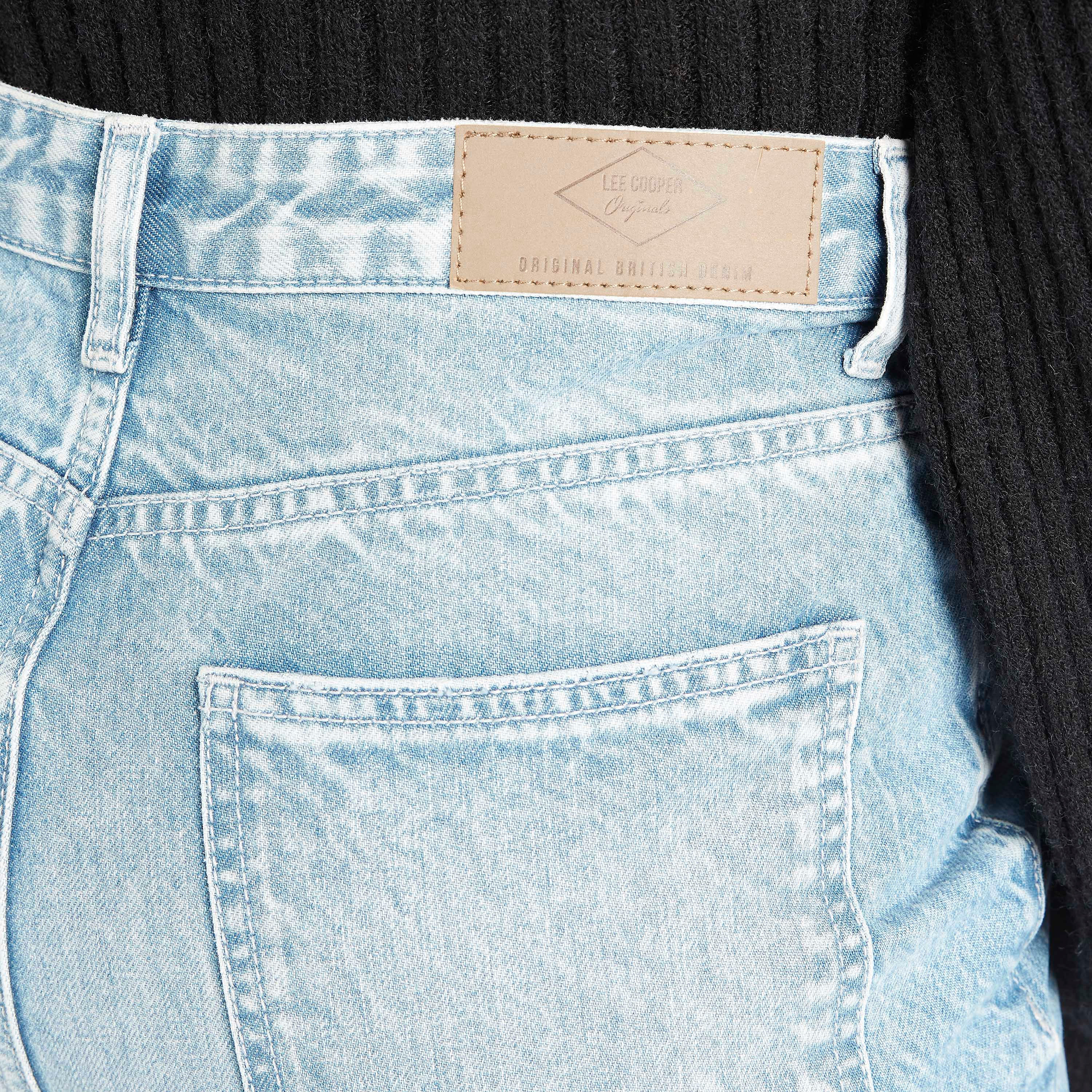 بنطلون جينز مضلّع موم فيت بزر إغلاق من لي كوبر-women-clothing-bottoms-jeans-image-6