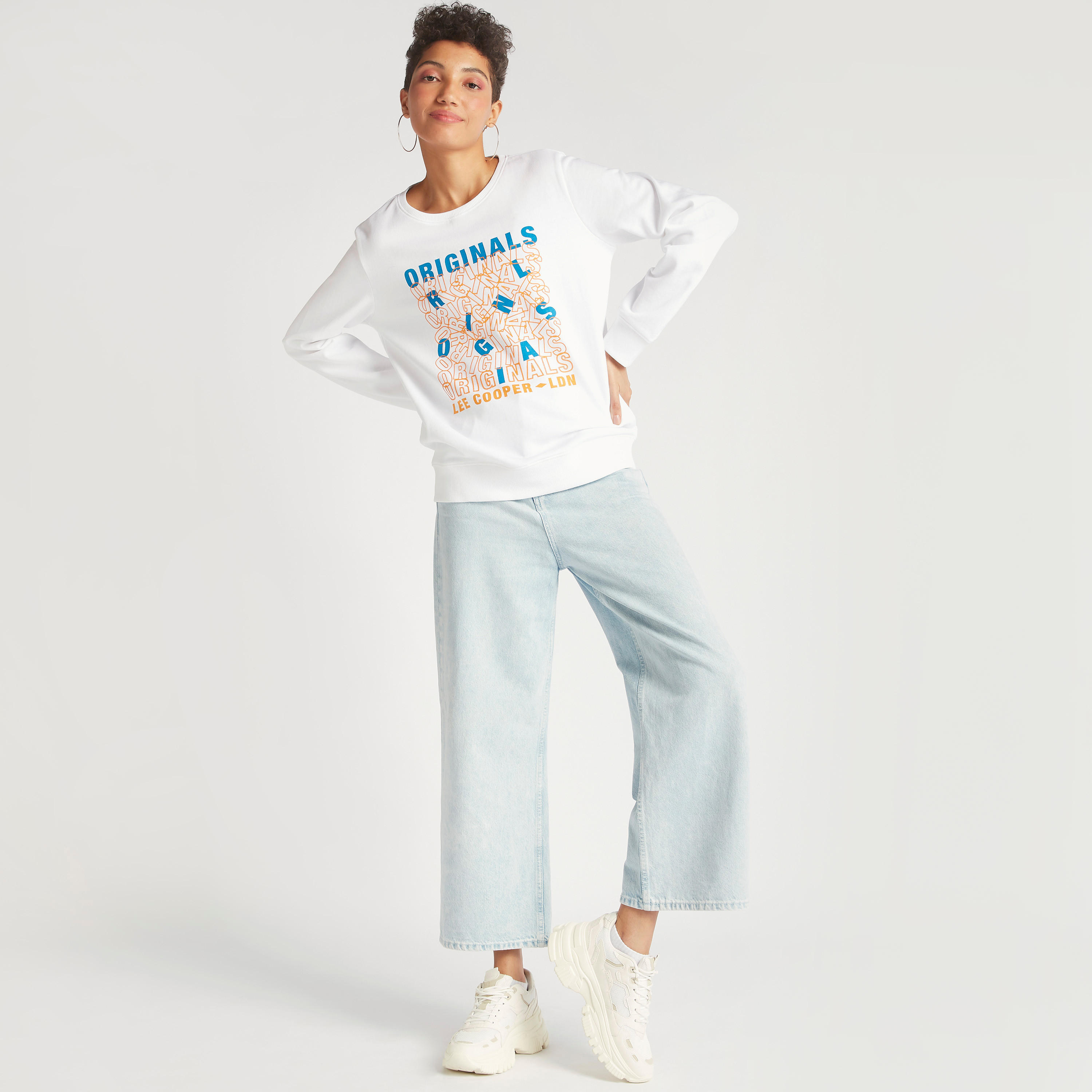 سويت شيرت بأكمام طويلة وطبعات من لي كوبر-women-winterwear-hoodiesandsweatshirts-sweatshirts-image-3