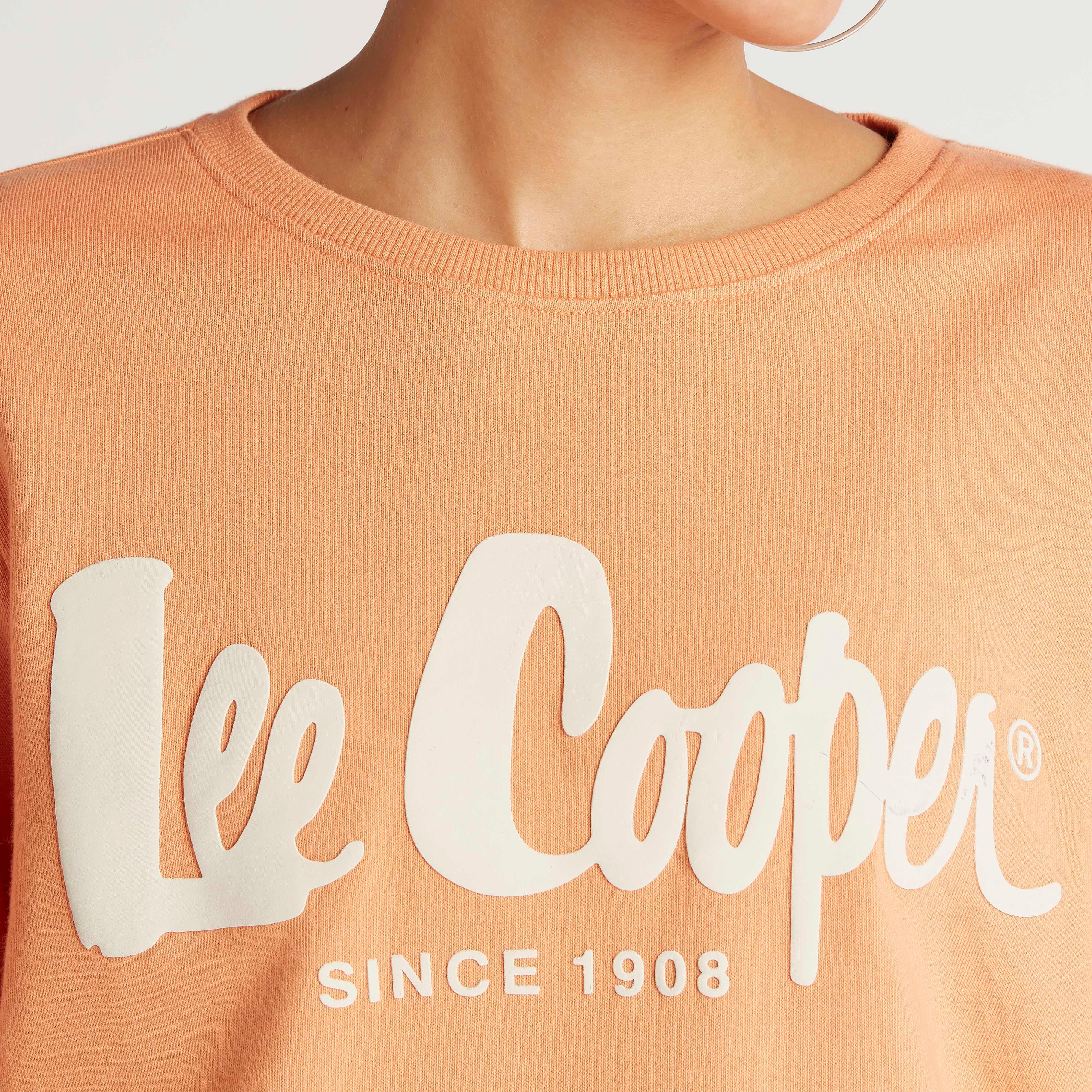 سويت شيرت بياقة ضيّقة وأكمام طويلة وطبعات من لي كوبر-women-winterwear-hoodiesandsweatshirts-sweatshirts-image-3