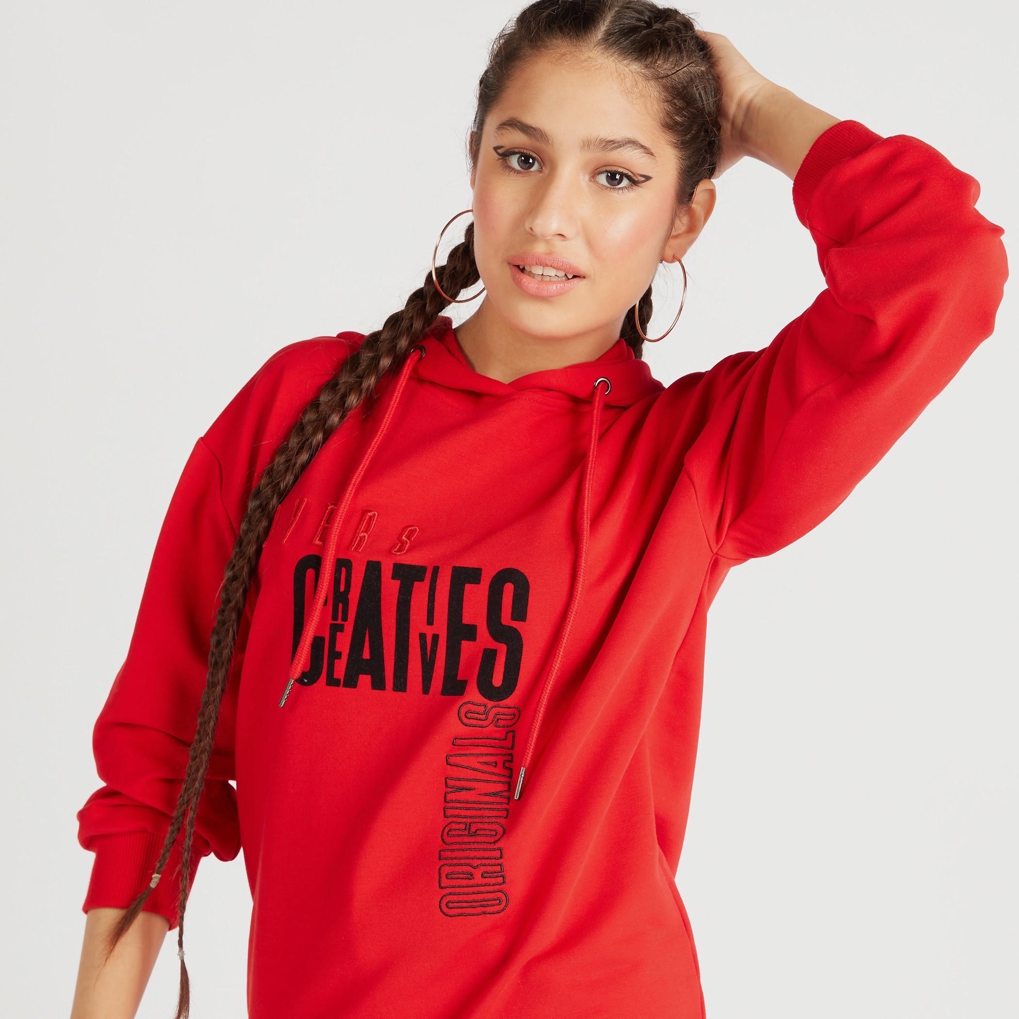 هودي بأكمام طويلة وطبعات من لي كوبر-women-winterwear-hoodiesandsweatshirts-hoodies-image-3