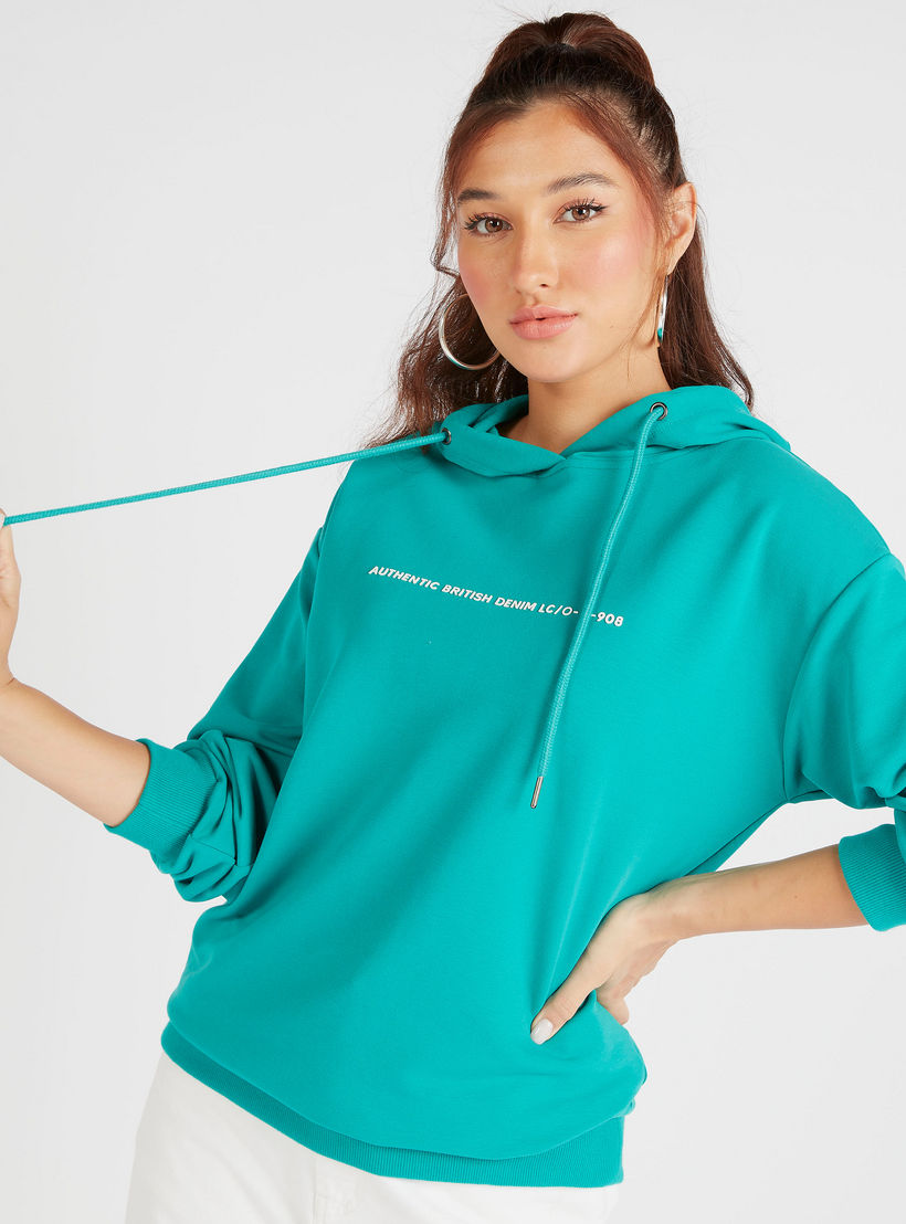 هودي بأكمام طويلة وطبعات من لي كوبر-women-winterwear-hoodiesandsweatshirts-hoodies-image-5