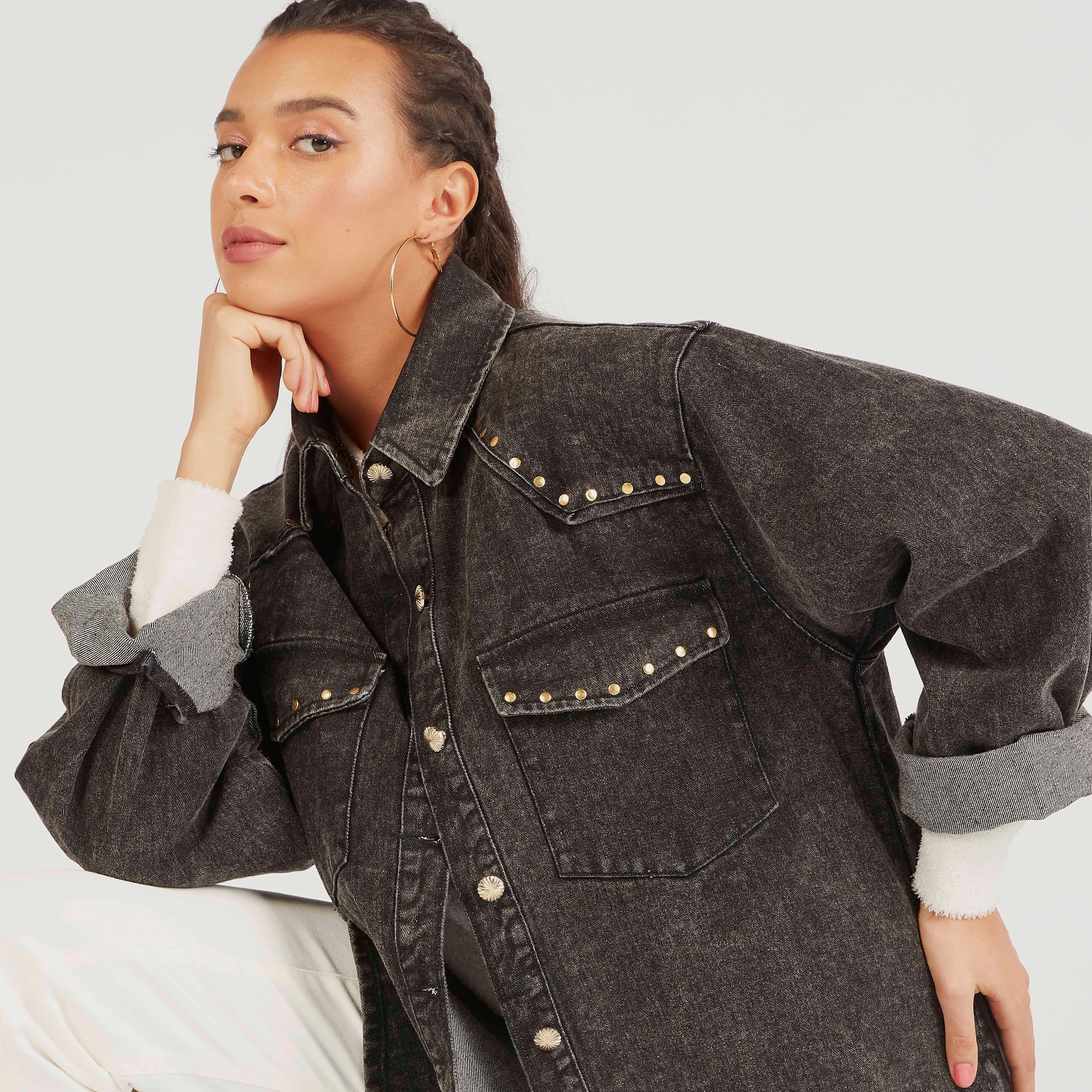 شاكيت بأكمام طويلة من لي كوبر-women-clothing-shirtsandblouses-blouses-image-5