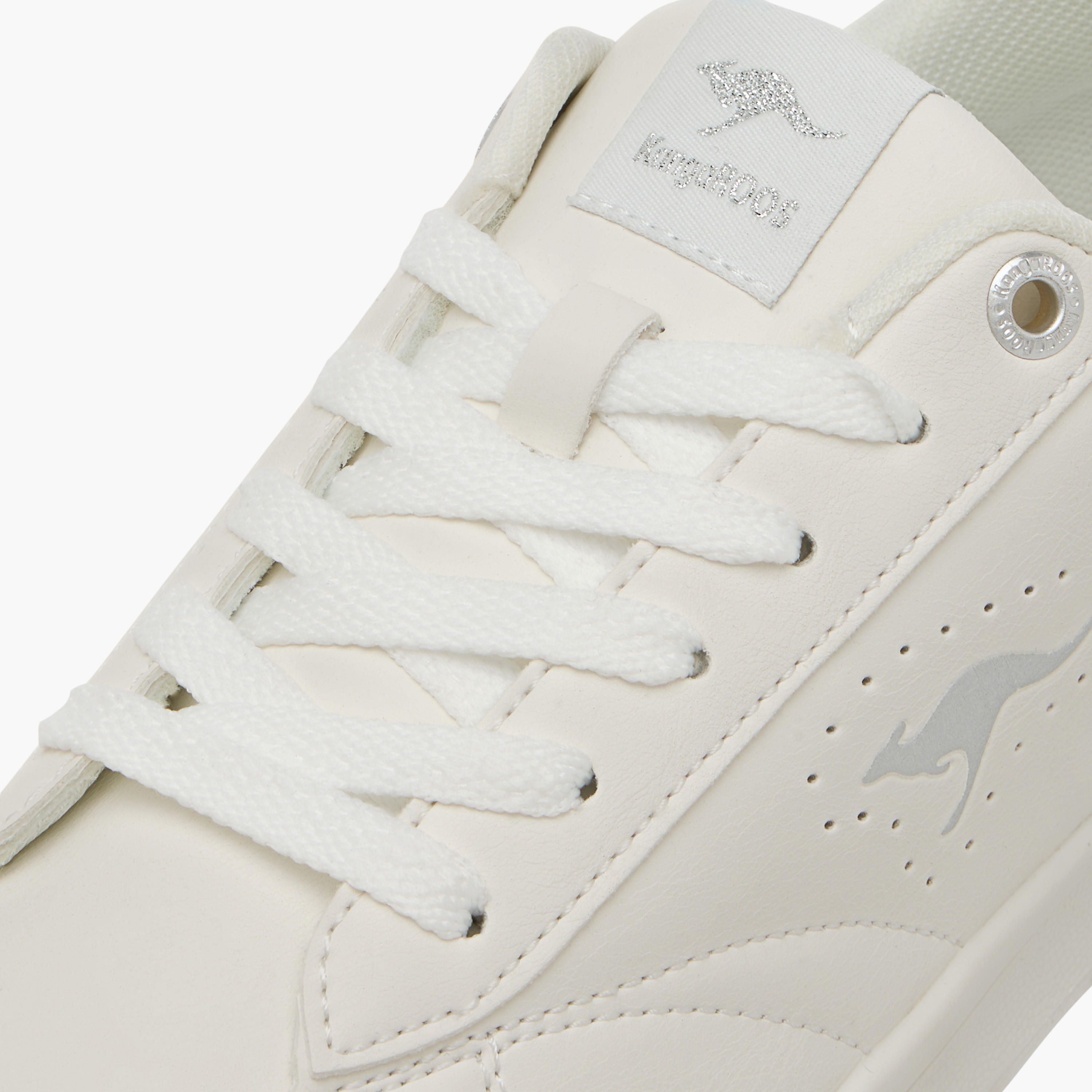 KangaROOS Women's Logo Detail Sneakers with Lace-Up Closure-women-shoes-sneakers-image-4