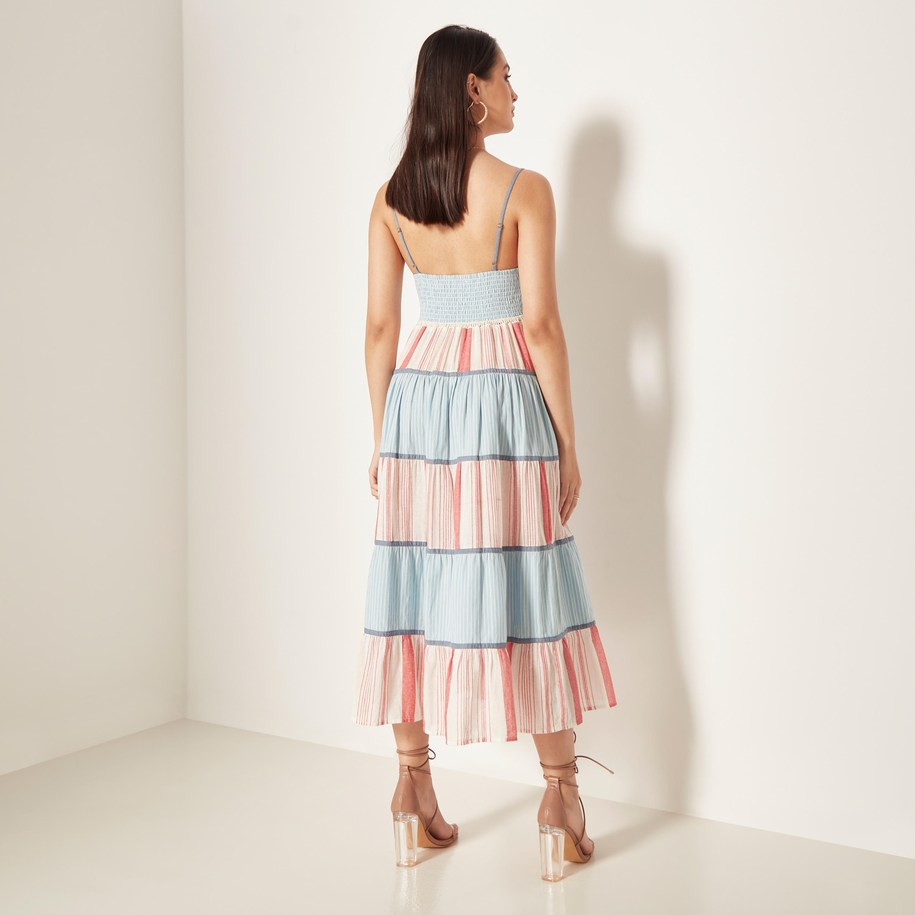 Lee Cooper Embroidered Sleeveless Midi Dress-women-clothing-dresses-image-3