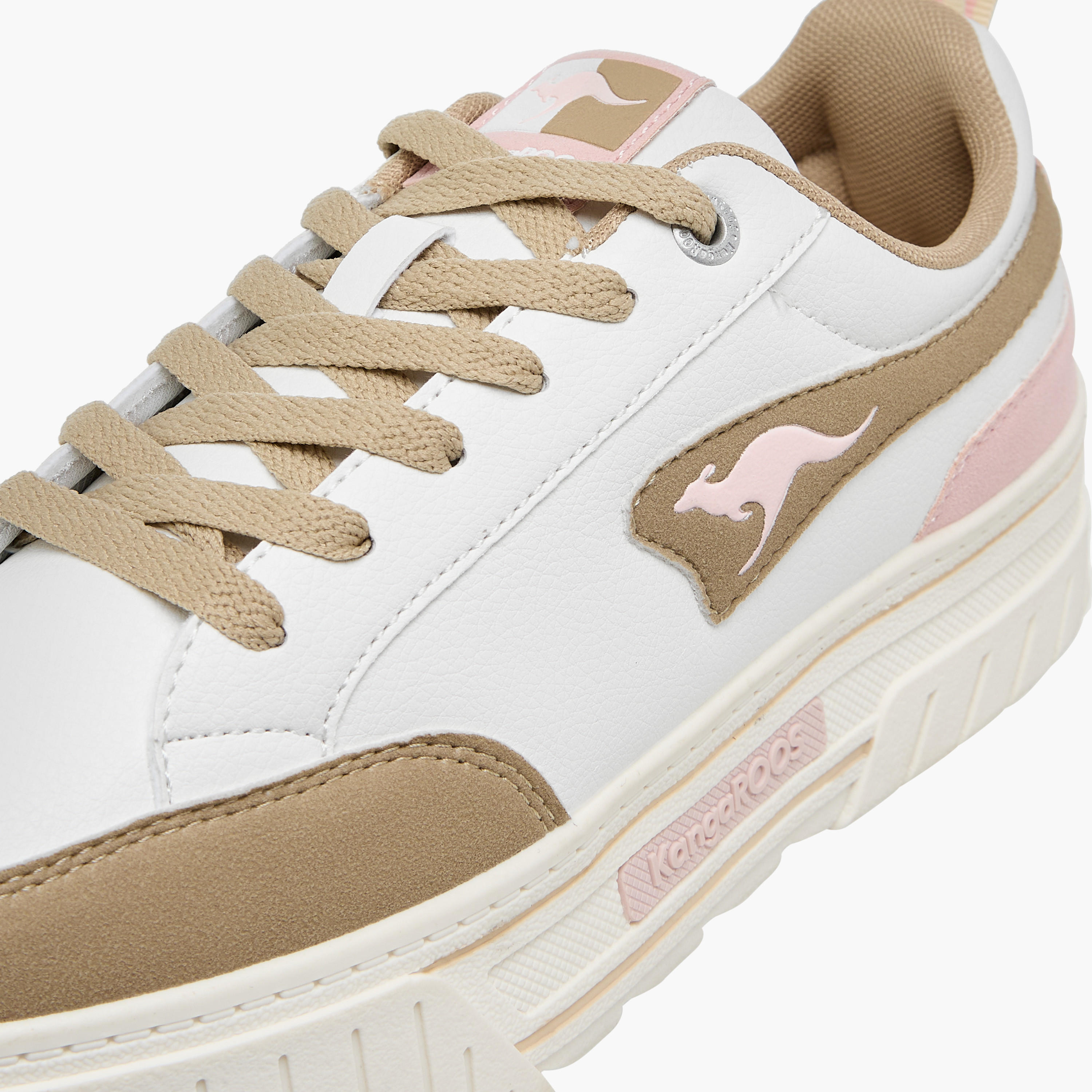 KangaROOS Women's Panelled Lace-Up Sneakers-women-shoes-sneakers-image-4