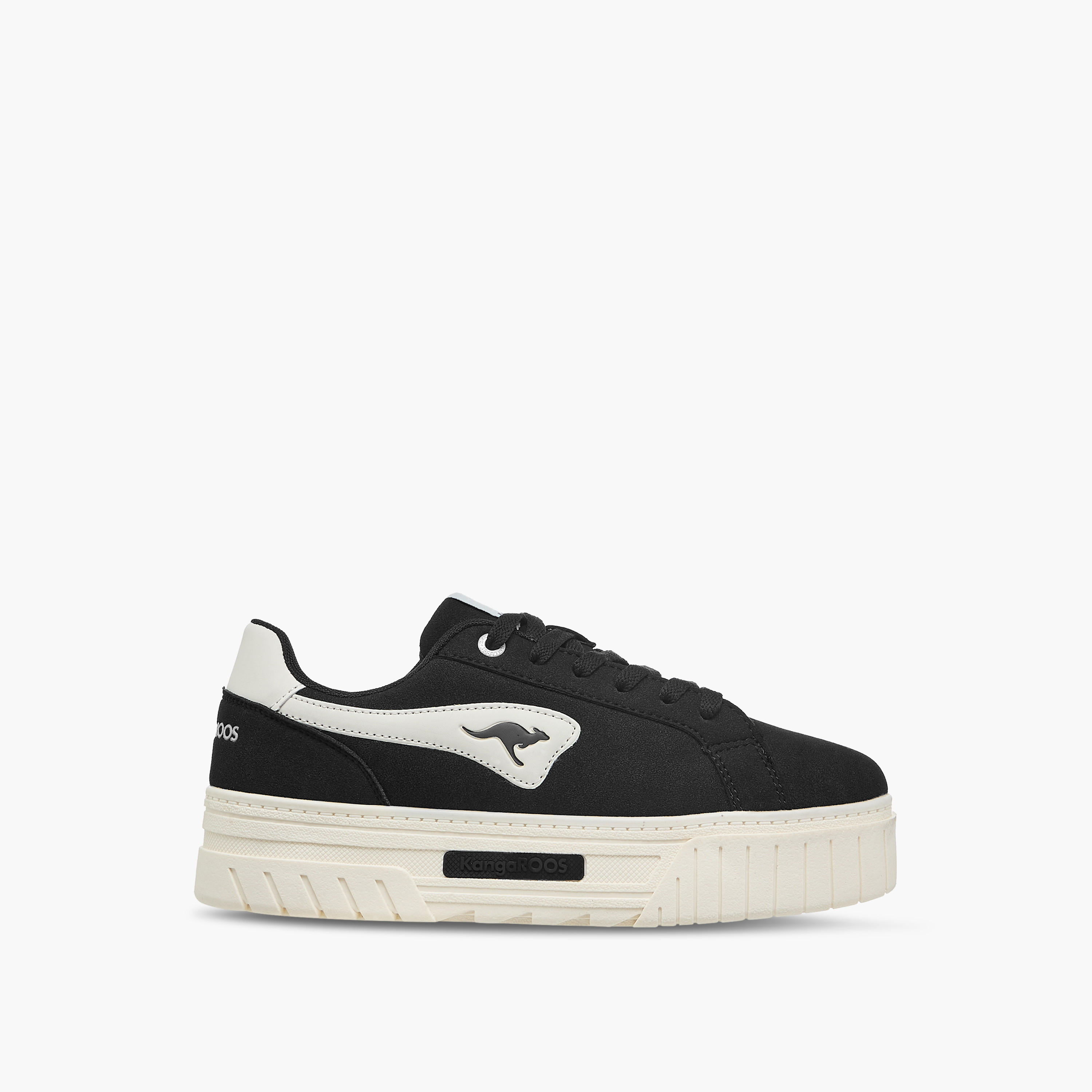 KangaROOS Women's Solid Sneakers with Lace-Up Closure-women-shoes-sneakers-image-3