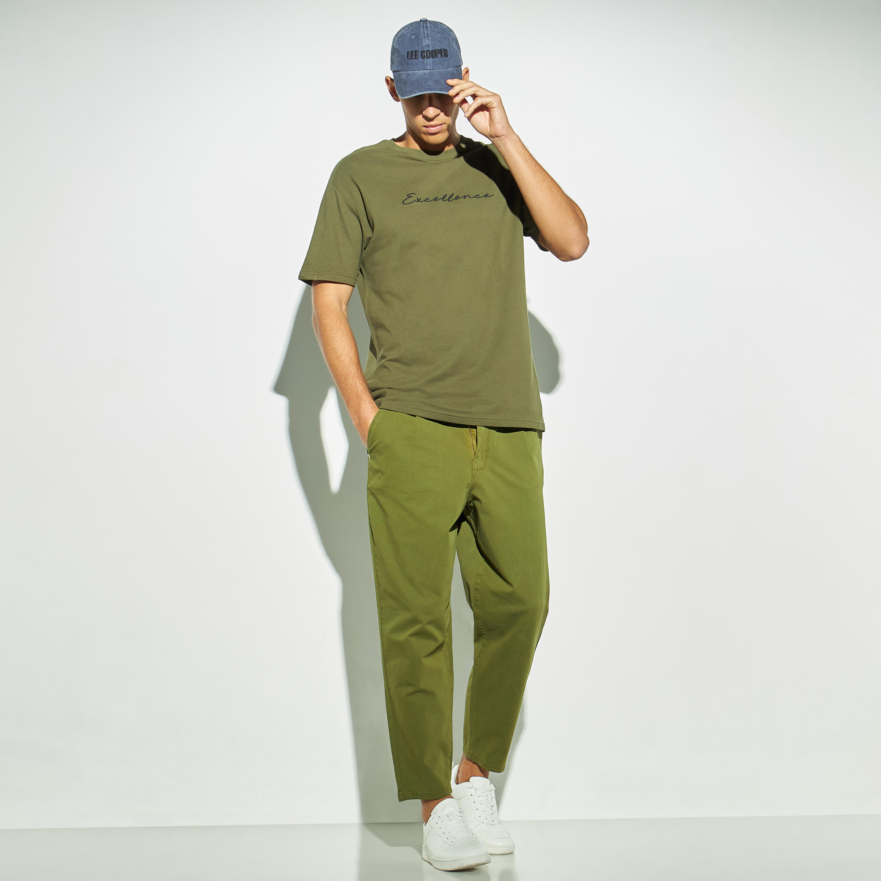 Lee Cooper Solid Trousers with Pockets-men-clothing-bottoms-trousersandchinos-trousers-image-3