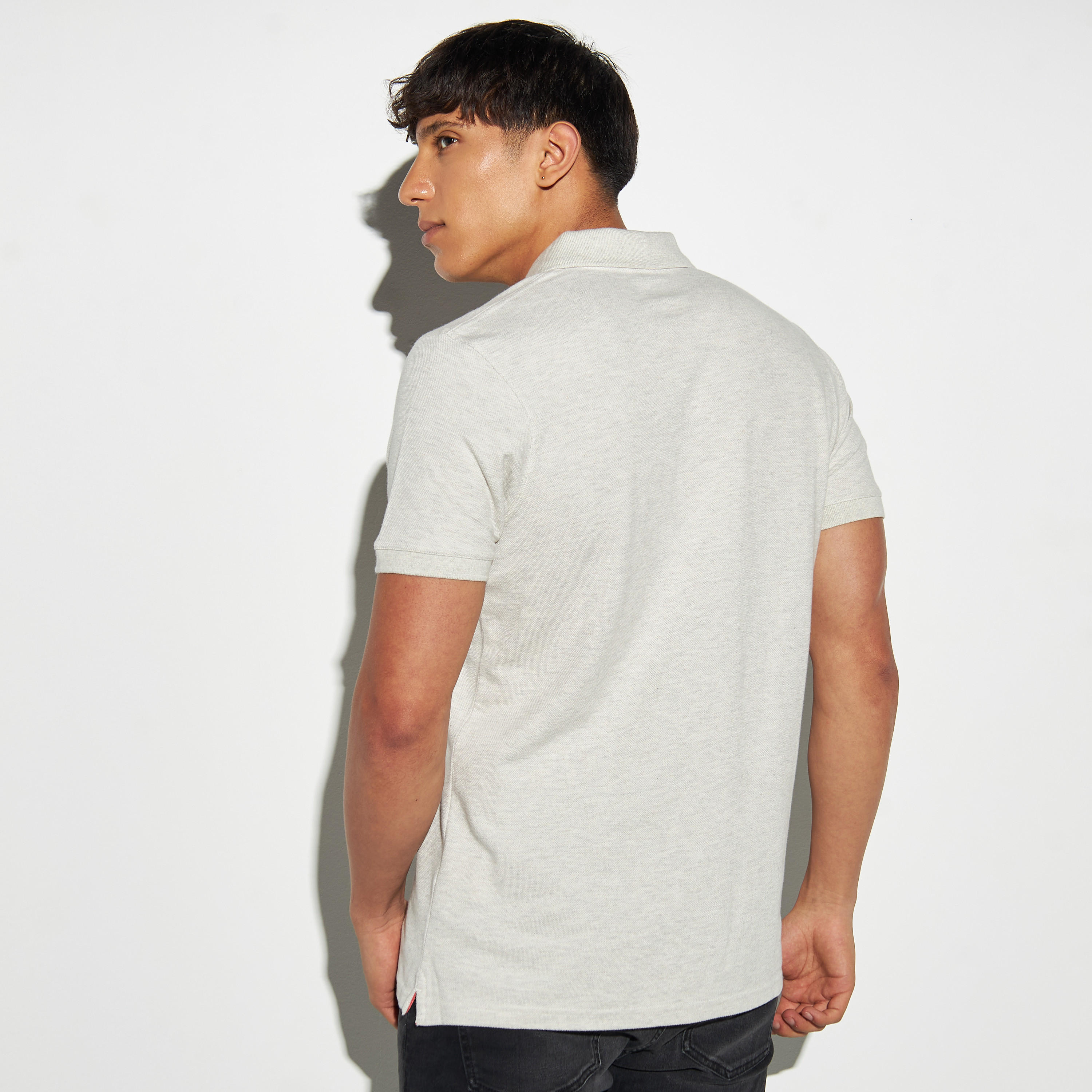Lee Cooper Embroidered Polo T-shirt with Short Sleeves-men-clothing-tshirtsandpolos-polos-image-3