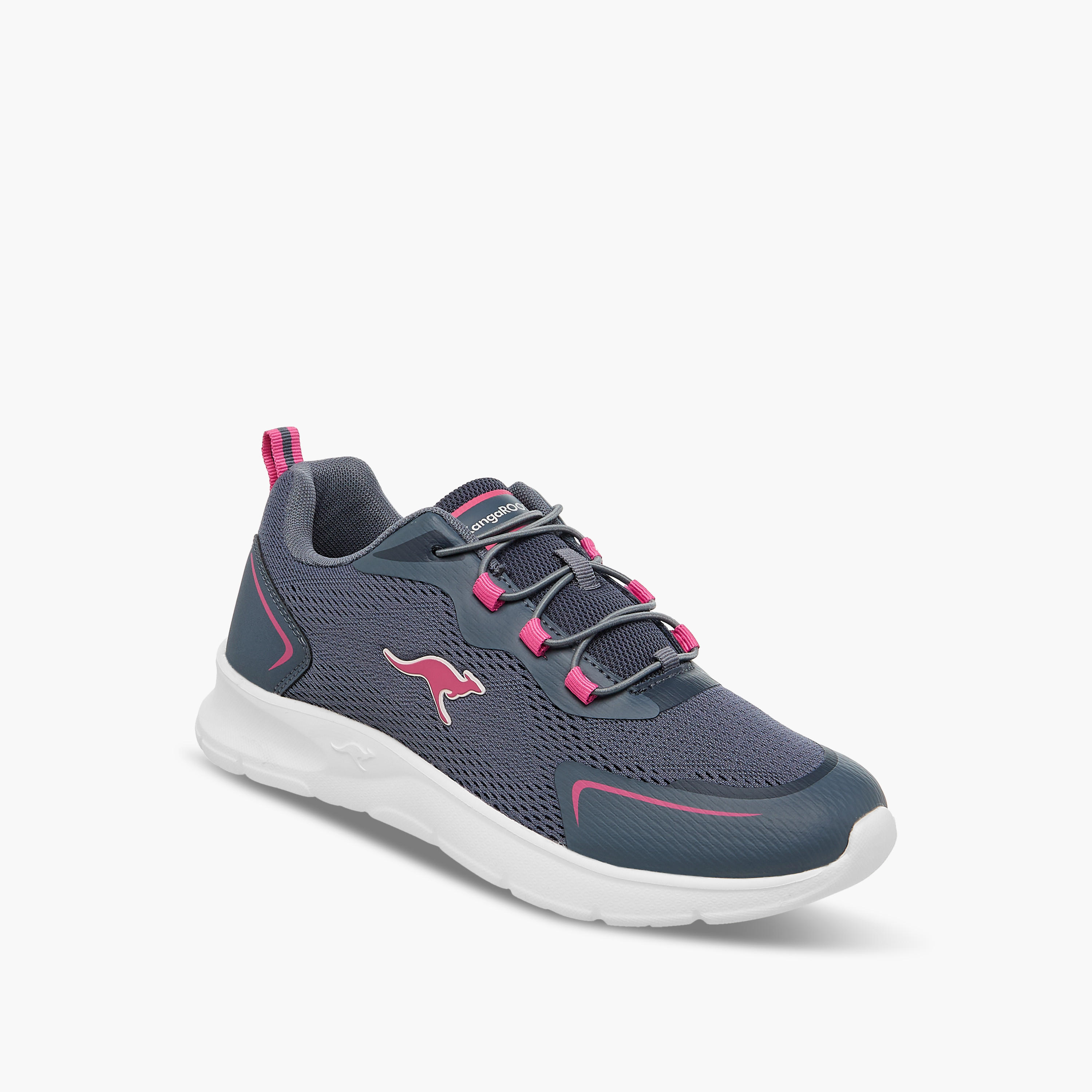 KangaROOS Women's Panelled Lace-Up Sports Shoes-women-shoes-sports-image-2