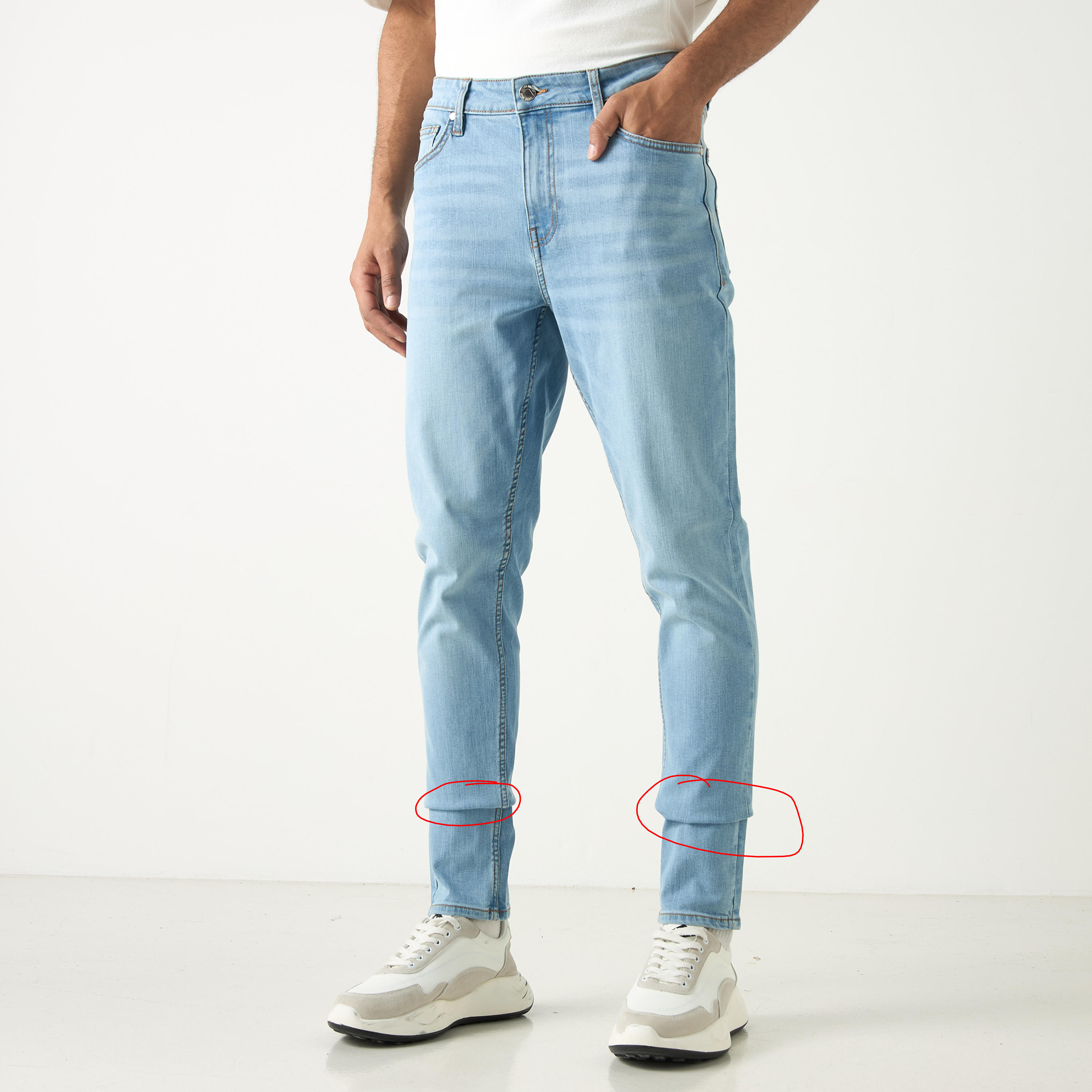 بنطلون جينز بقصة ضيّقة وخصر متوسط الارتفاع بجيوب من لي كوبر-men-clothing-bottoms-jeans-image-6